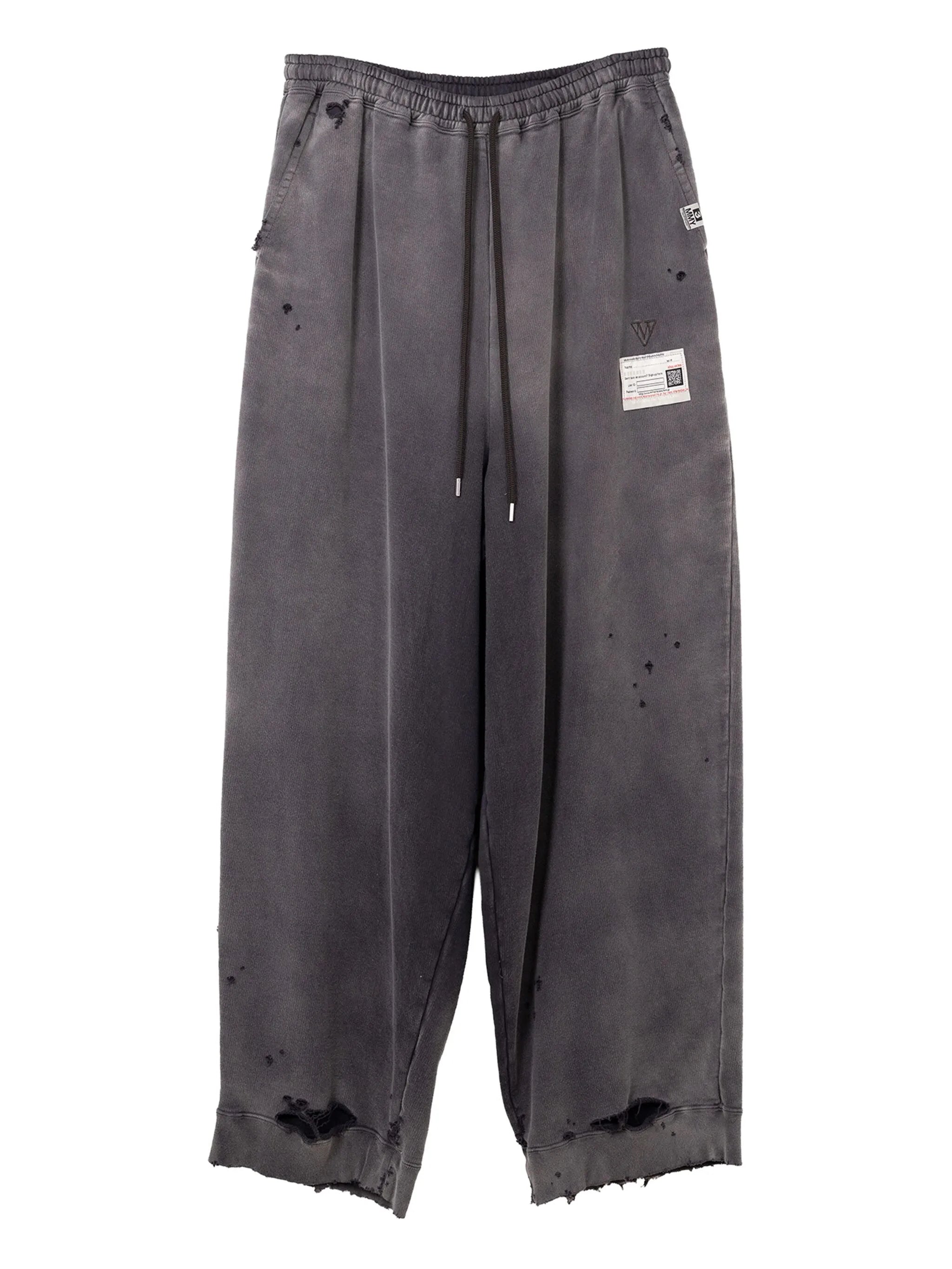 sun faded drawstring track pants