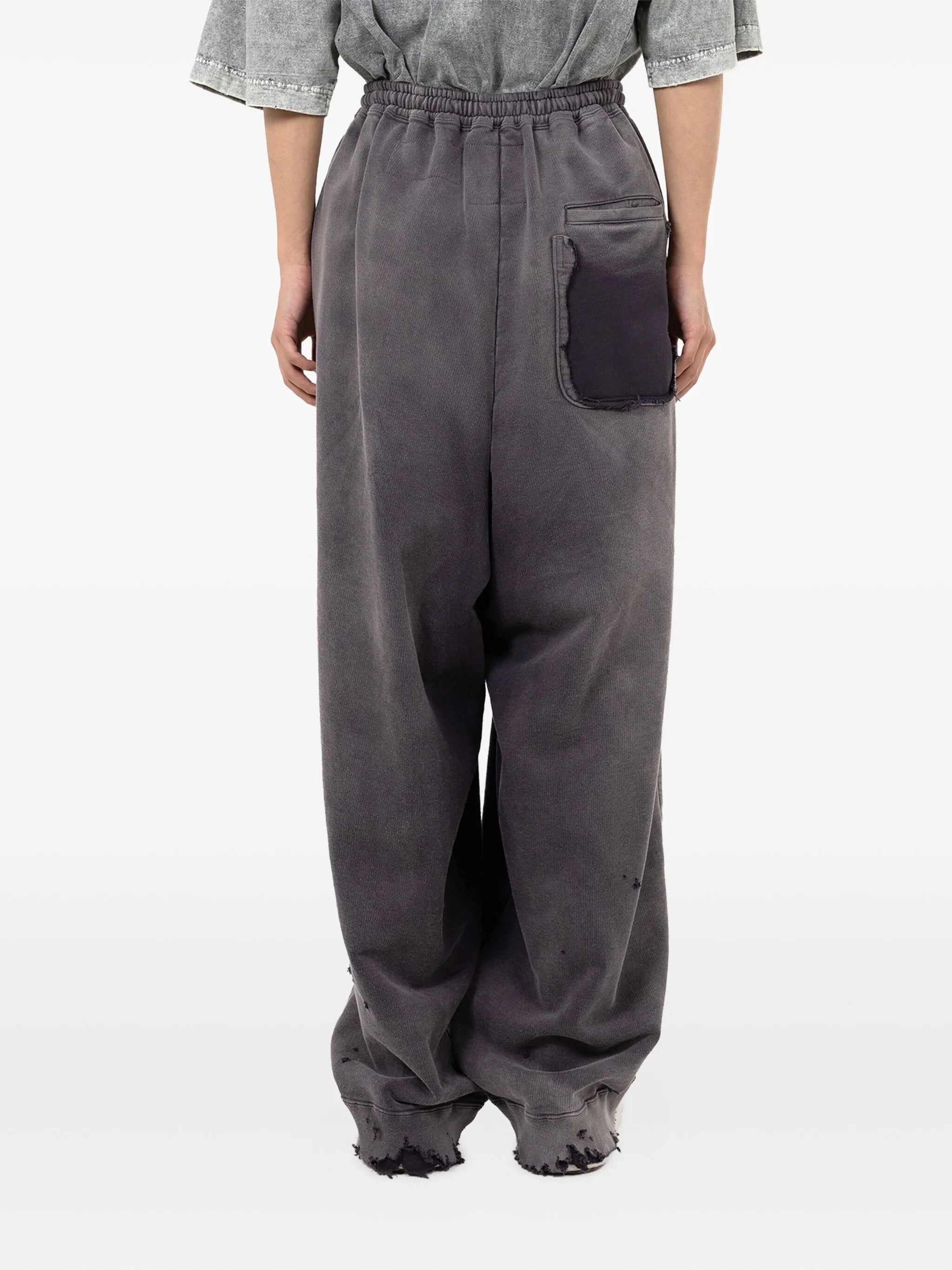 sun faded drawstring track pants