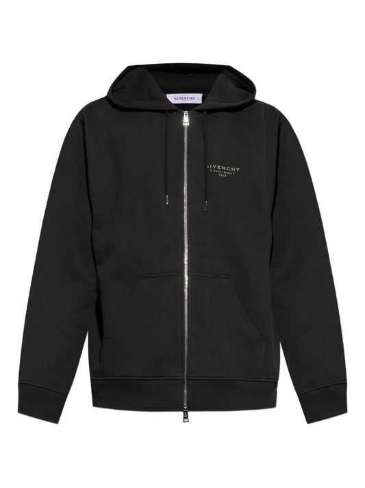 zip-up hoodie