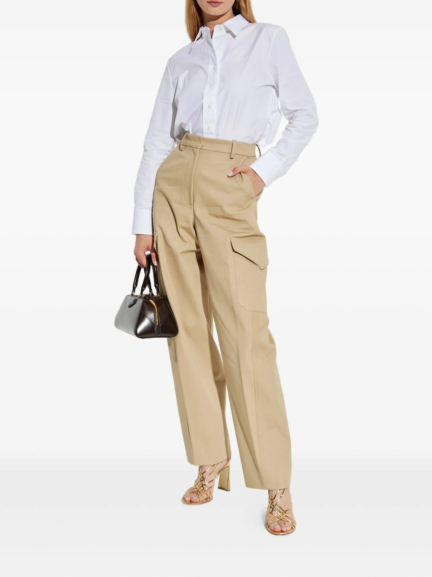 tapered cargo trousers