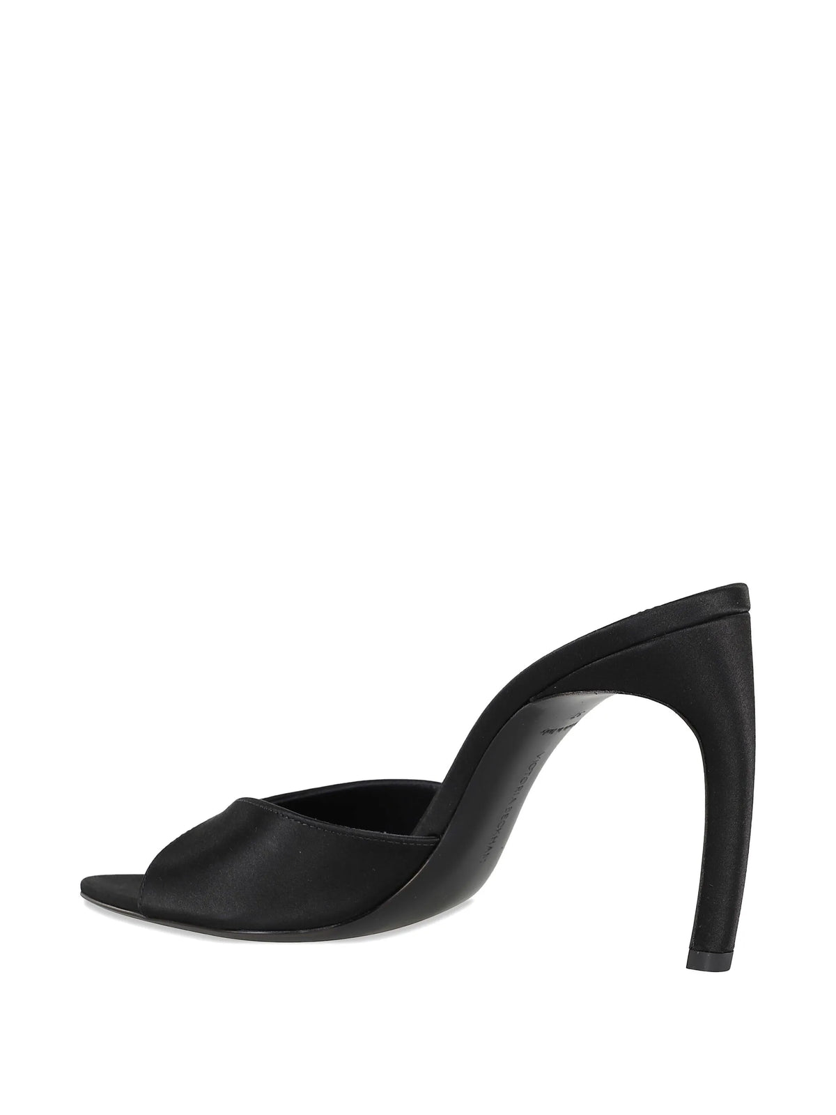 Harlow open toe mules 100 satin