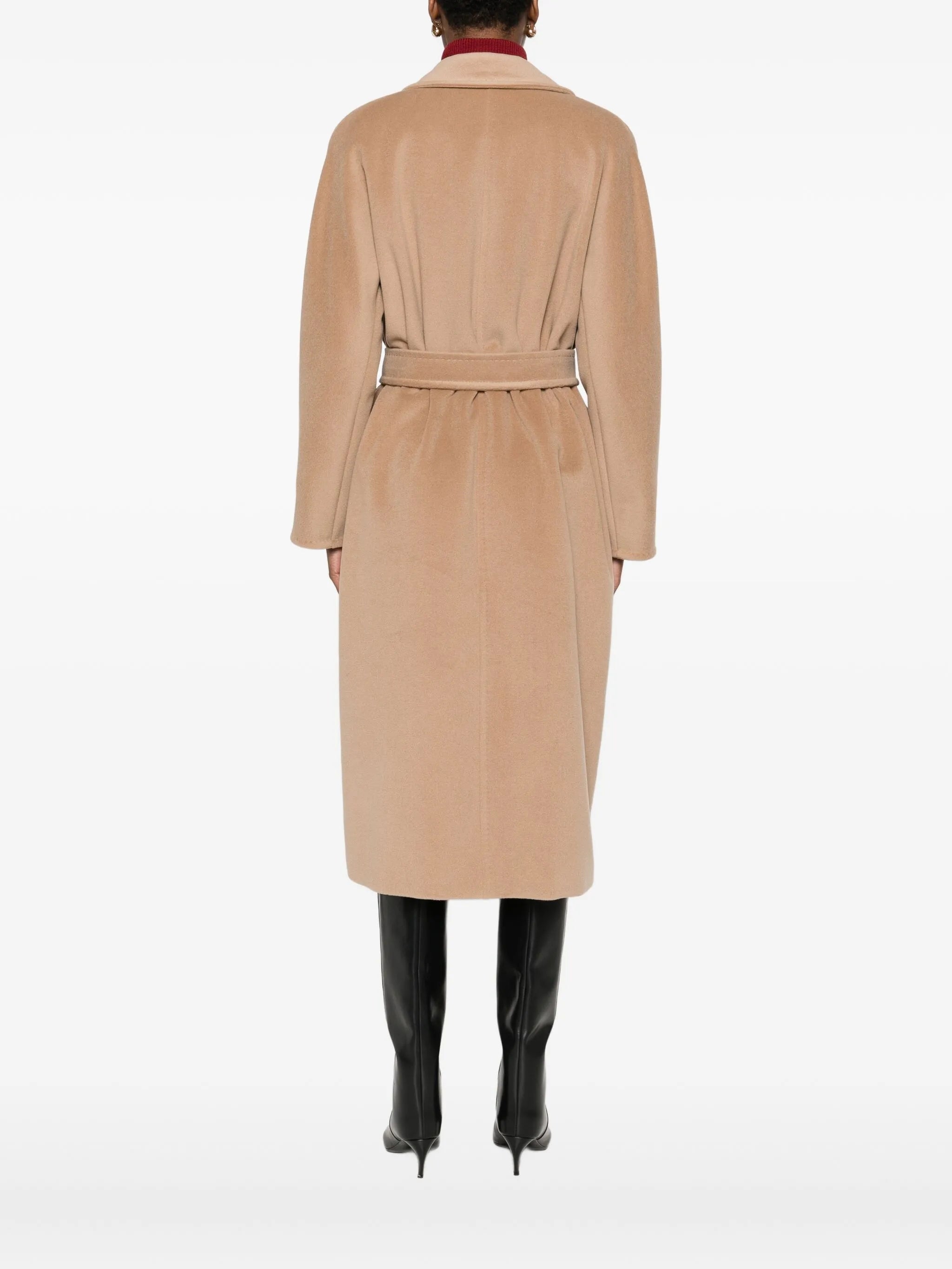Madame double-breasted wool coat