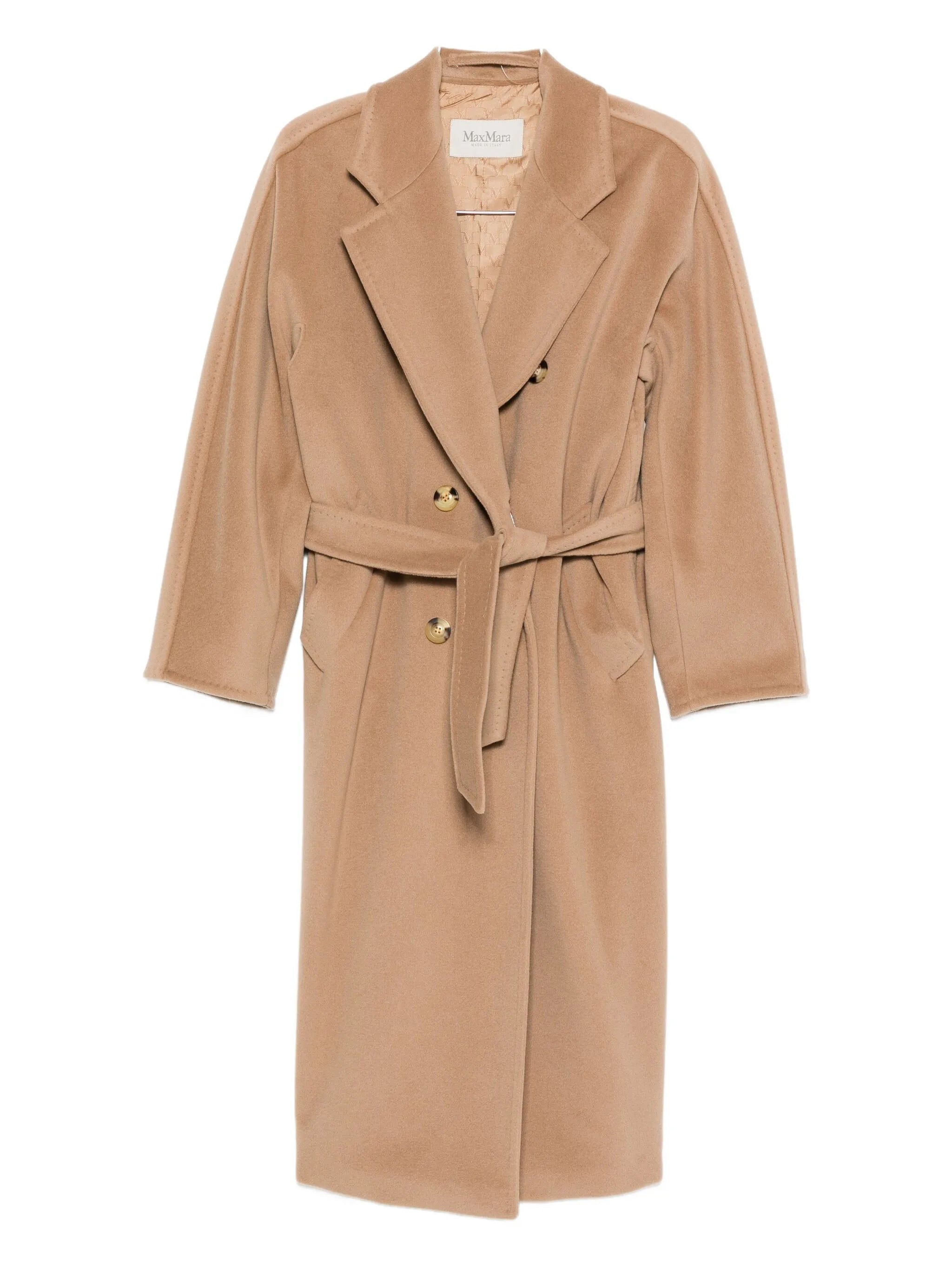 Madame double-breasted wool coat