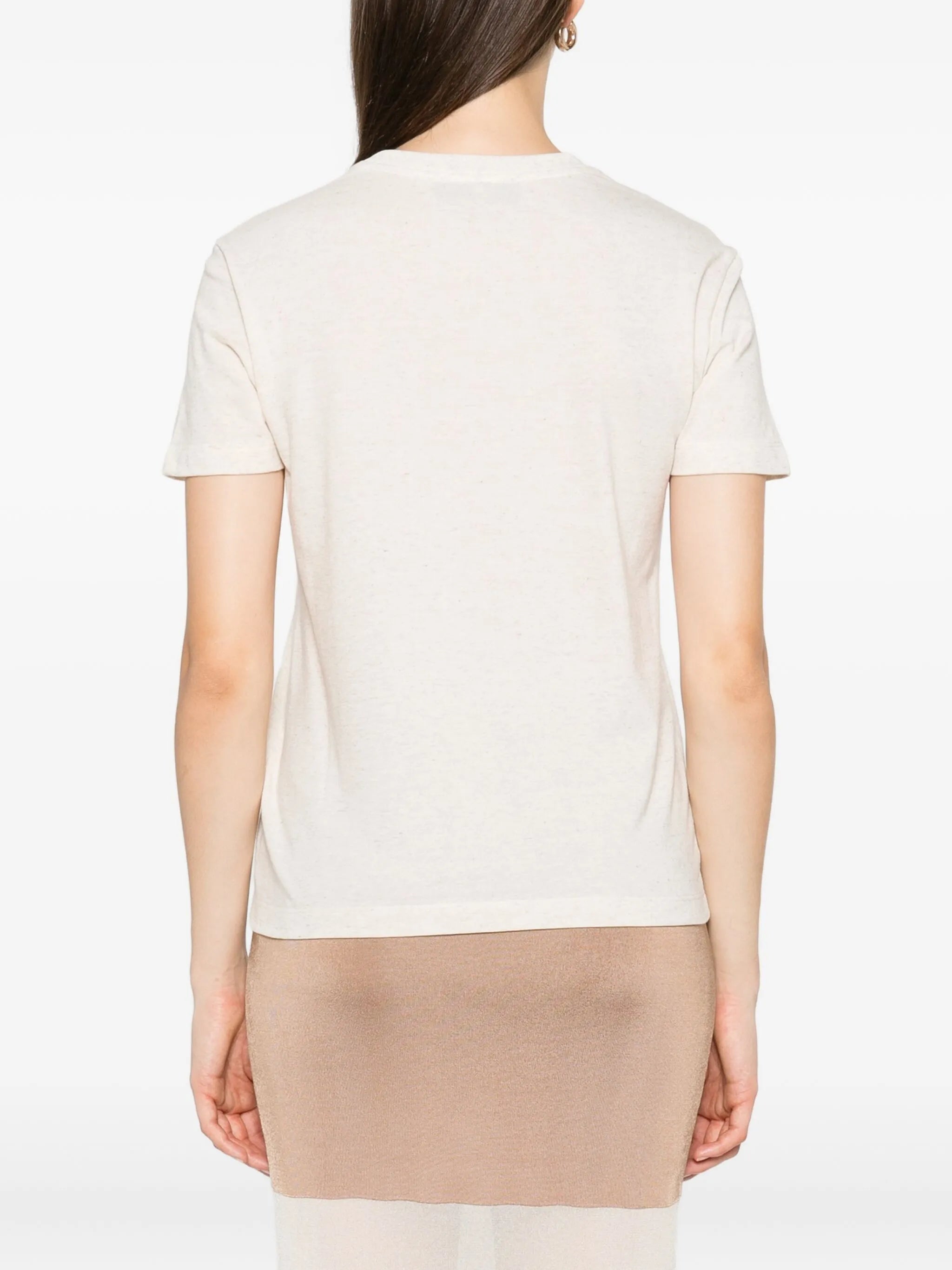 sequin-embellished T-shirt