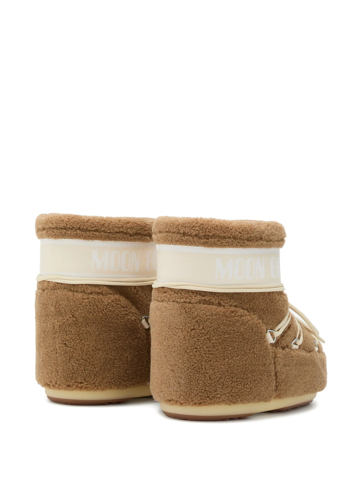 icon low camel fleece boots