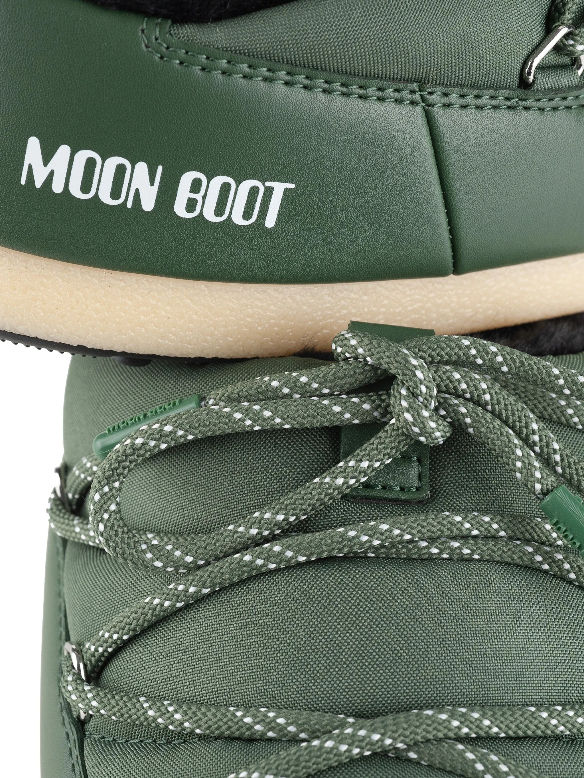 padded lace-up mule boots