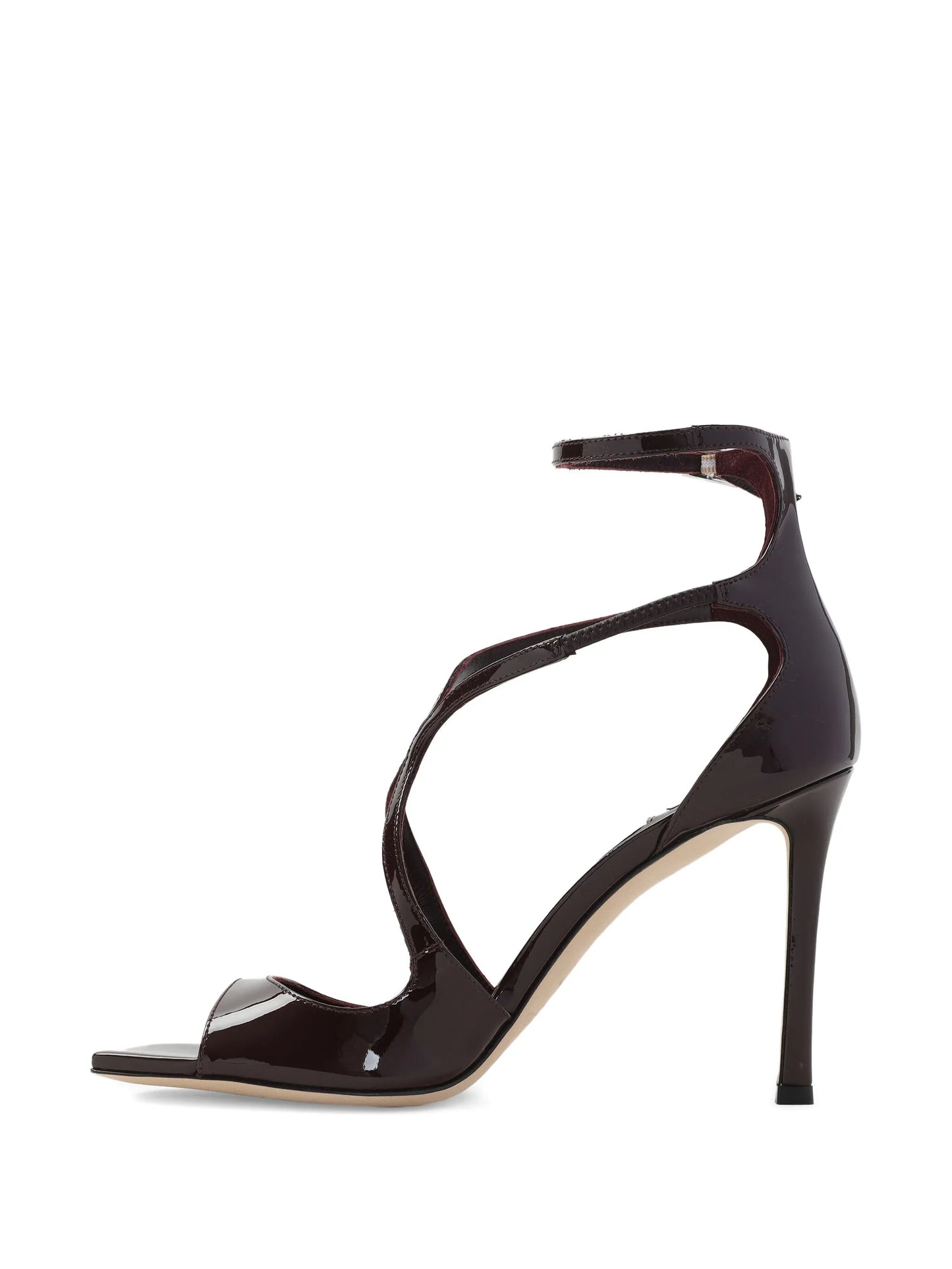 strappy heeled sandals