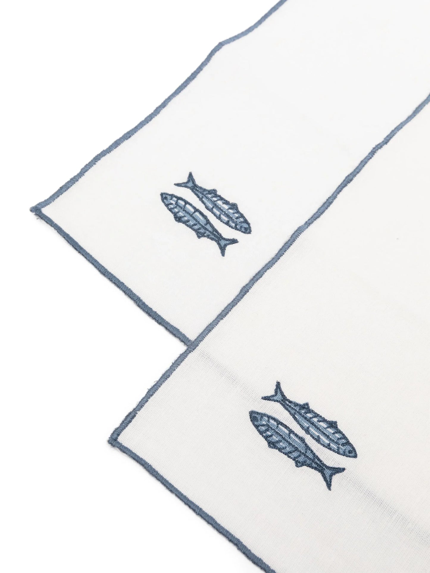 embroidered-fish napkins (set of four) (45cm x 45cm)