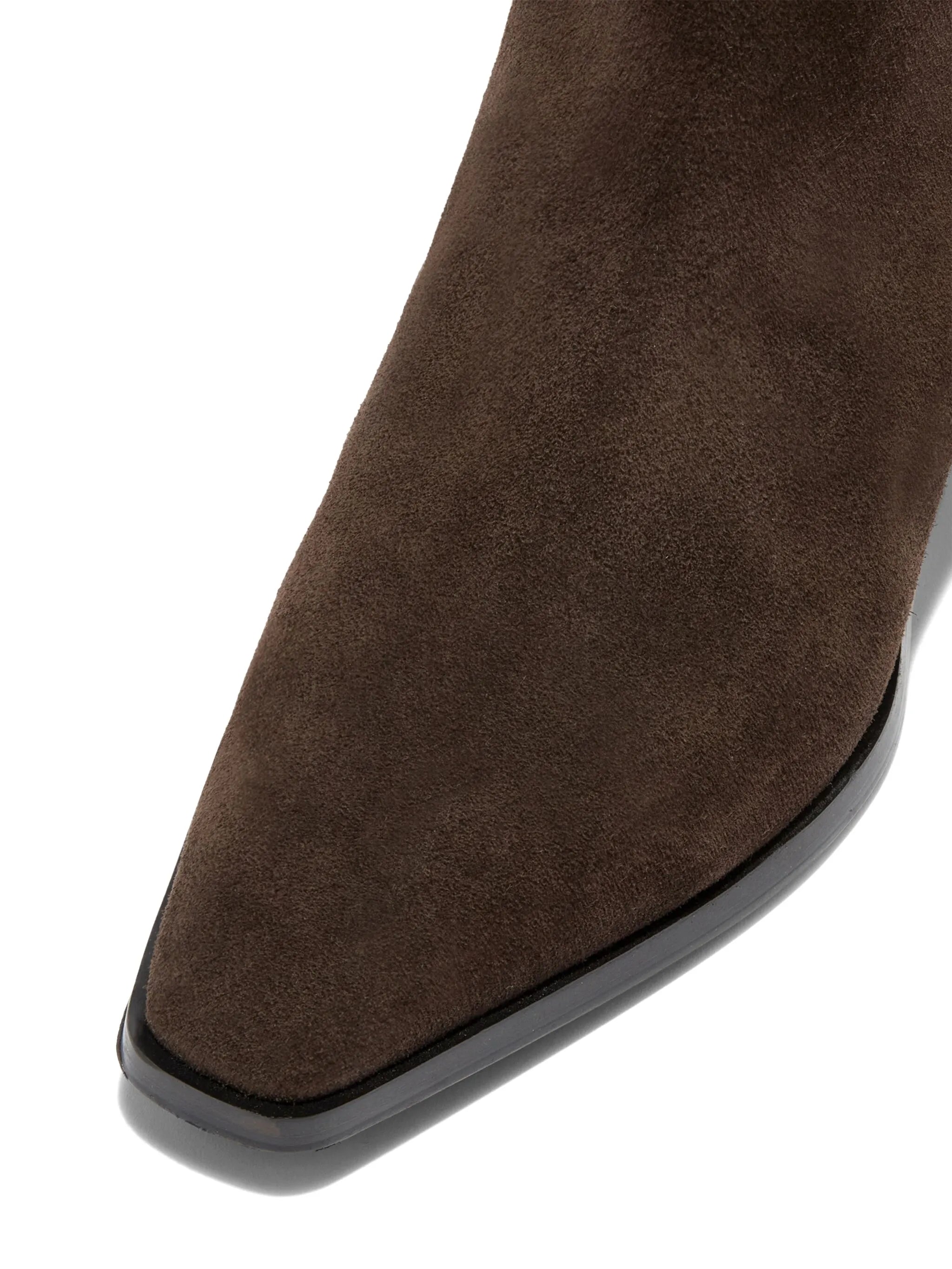 suede knee-high boots
