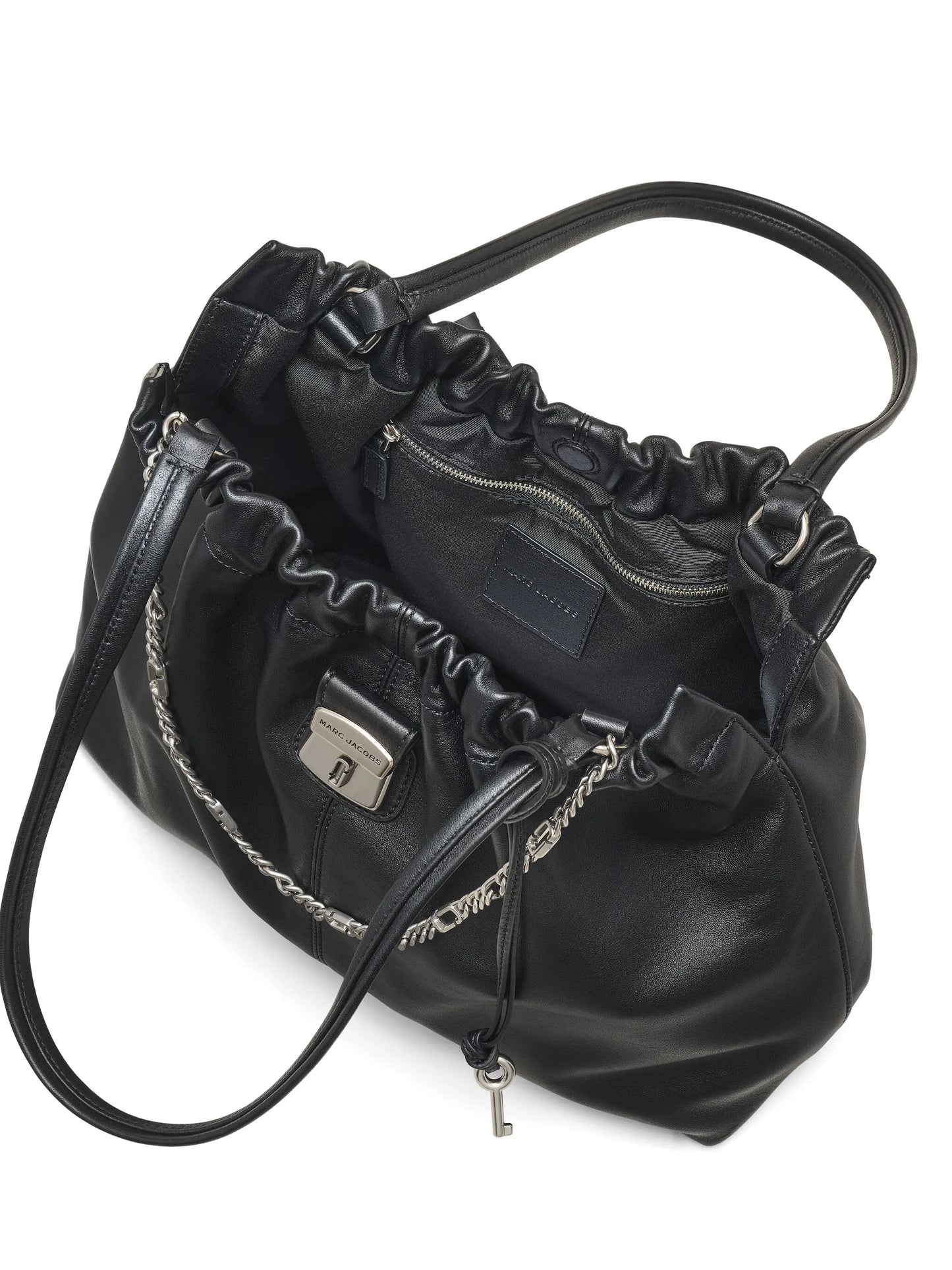 The Cristina chain-embellished drawstring tote