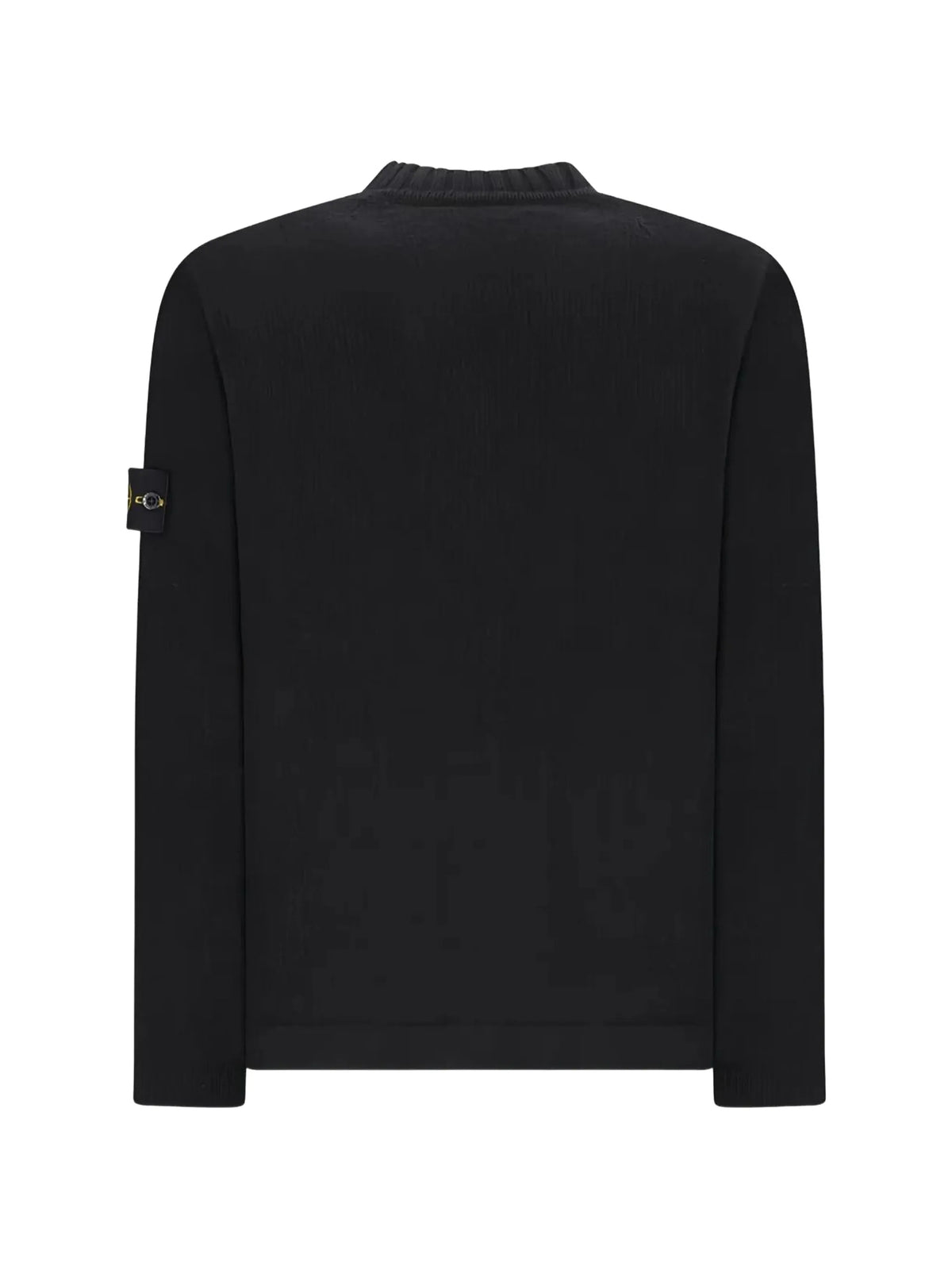 Compass-badge crew-neck sweater