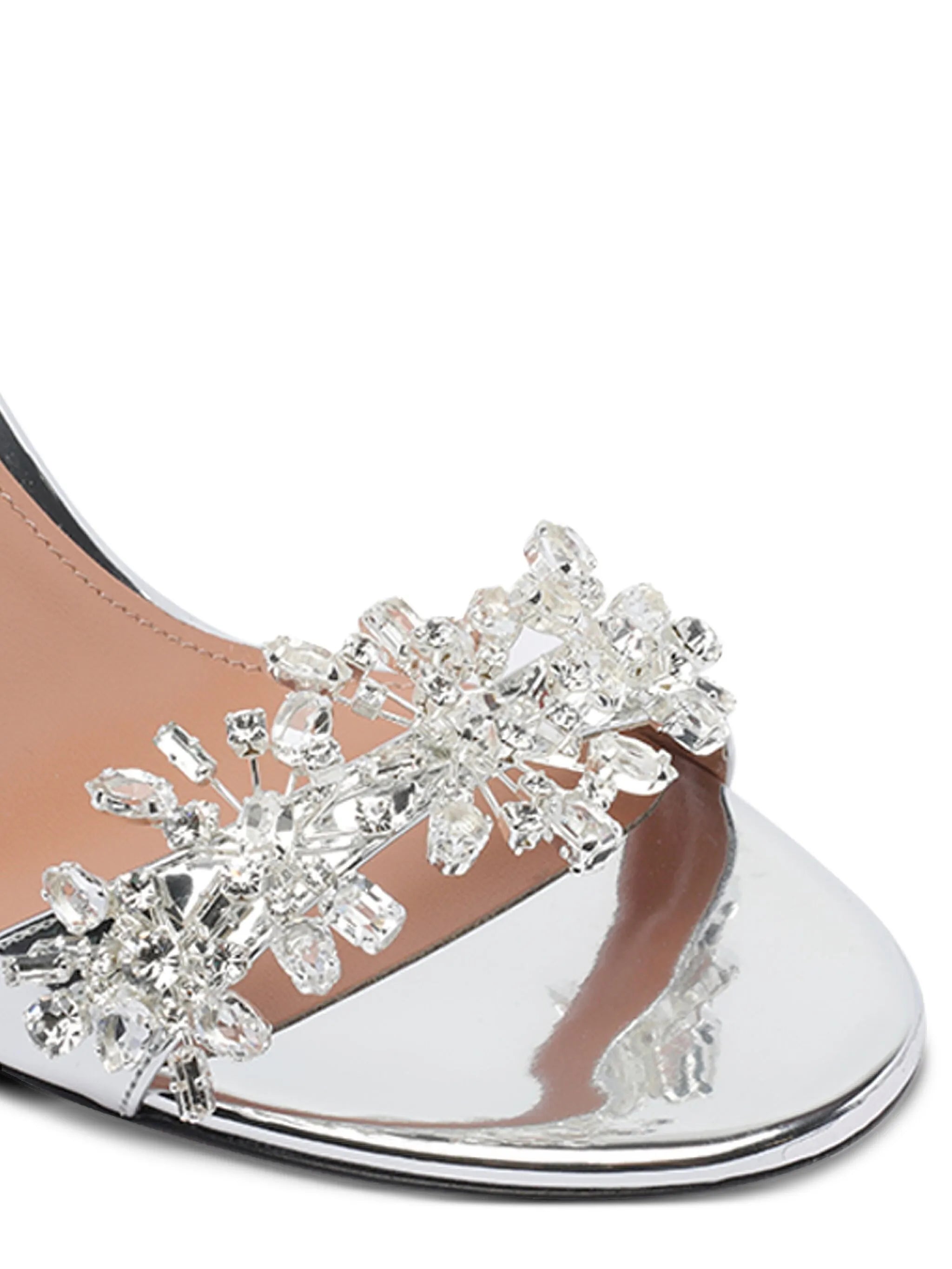 85mm crystal-embellished slingback sandals