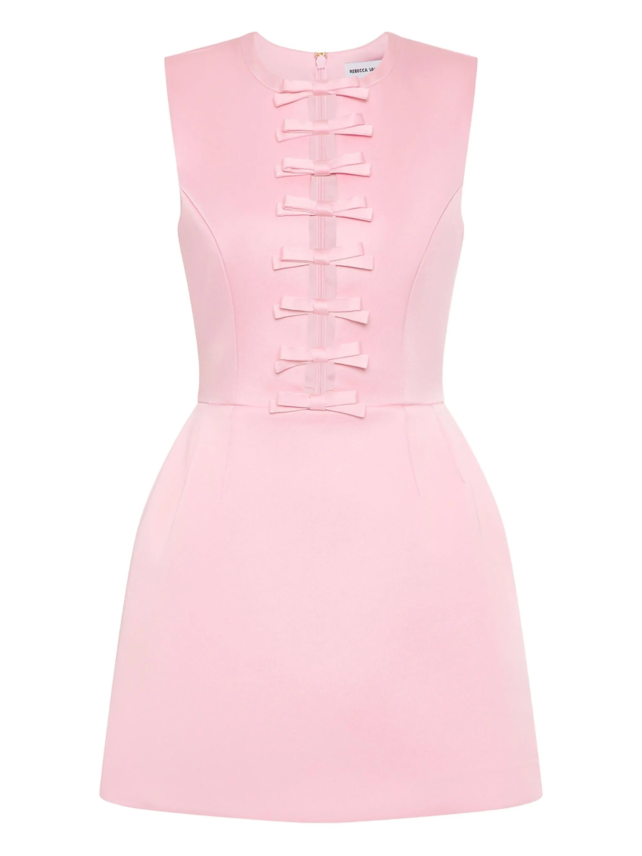 Aymee bow-detail mini dress