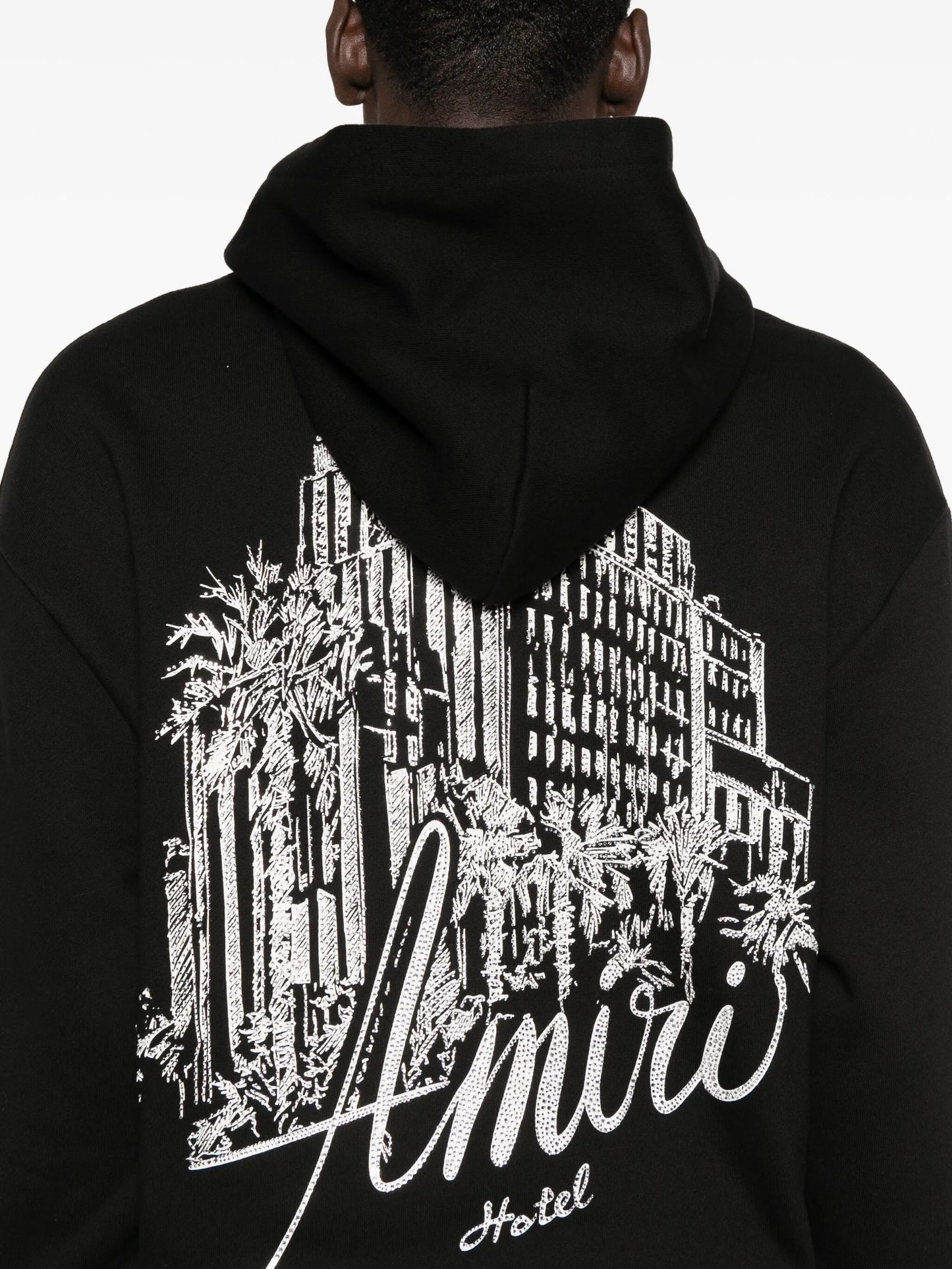 logo-embroidered hoodie