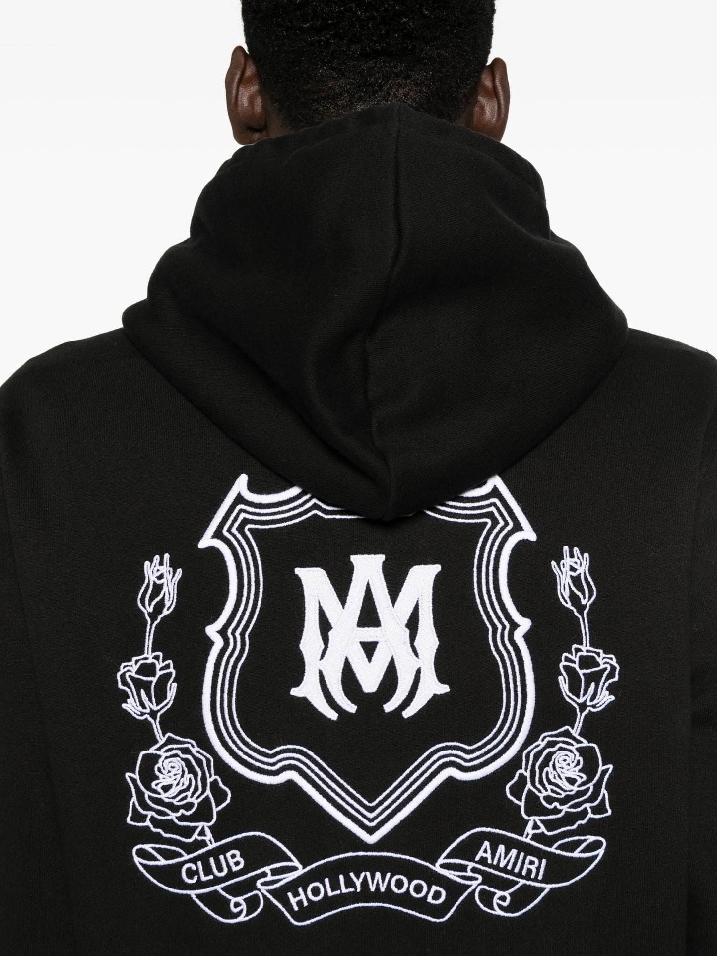 MA Crest zip-up hoodie