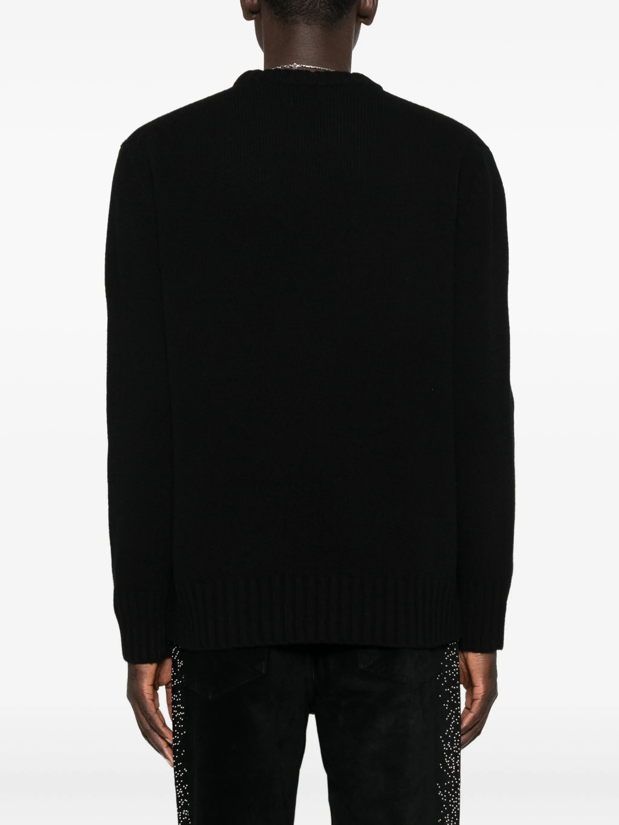 crest-print sweatshirt