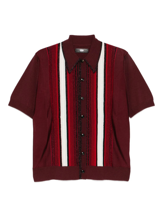 embellished striped shirt