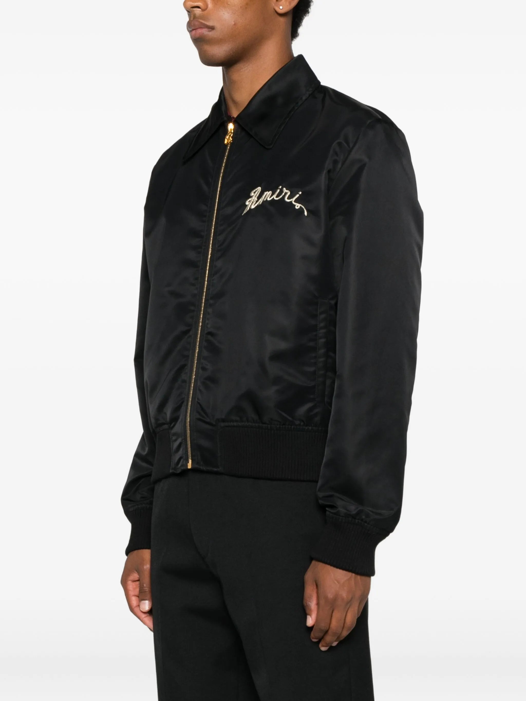 embroidered bomber jacket