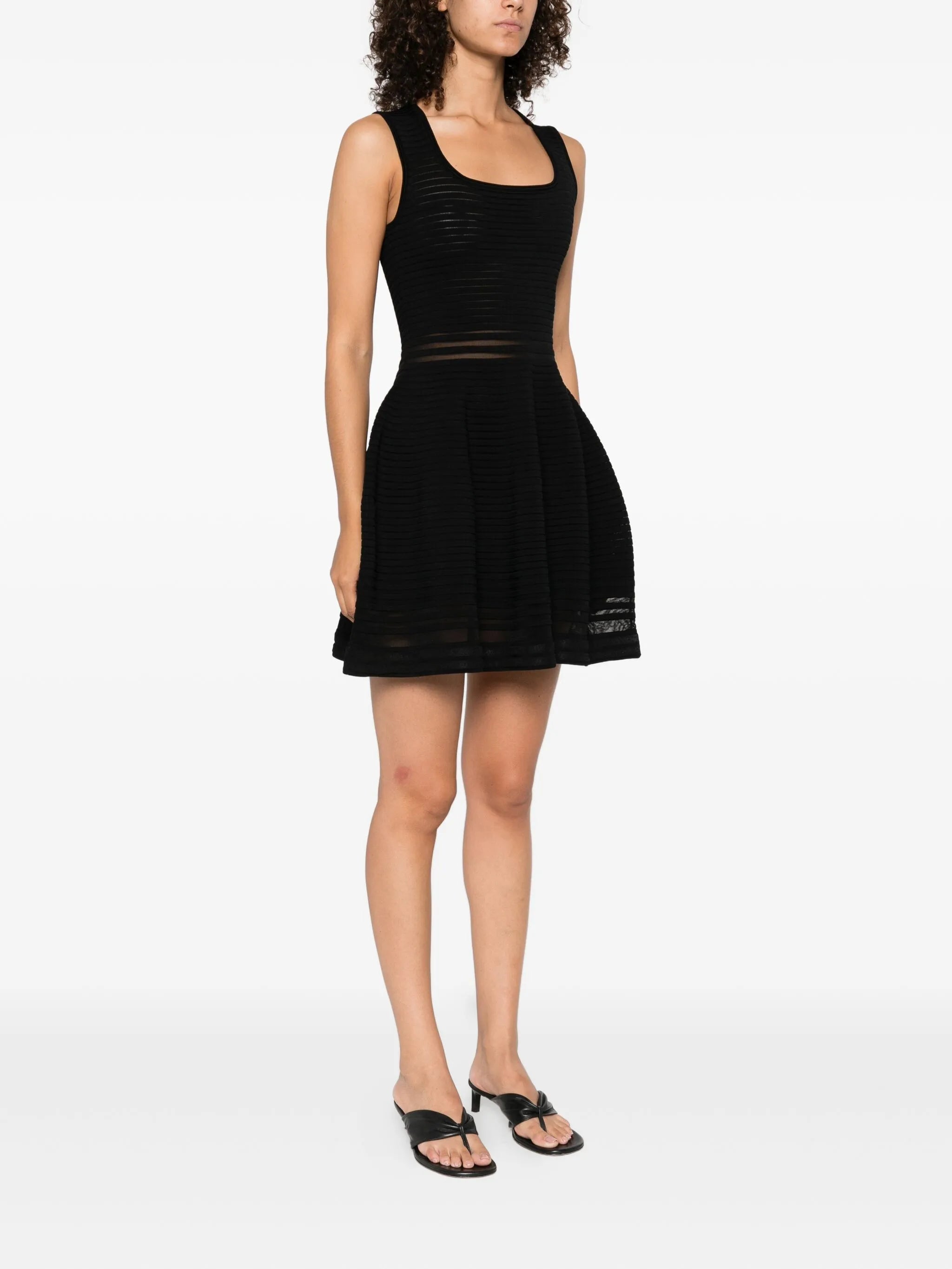 ribbed sleeveless dress