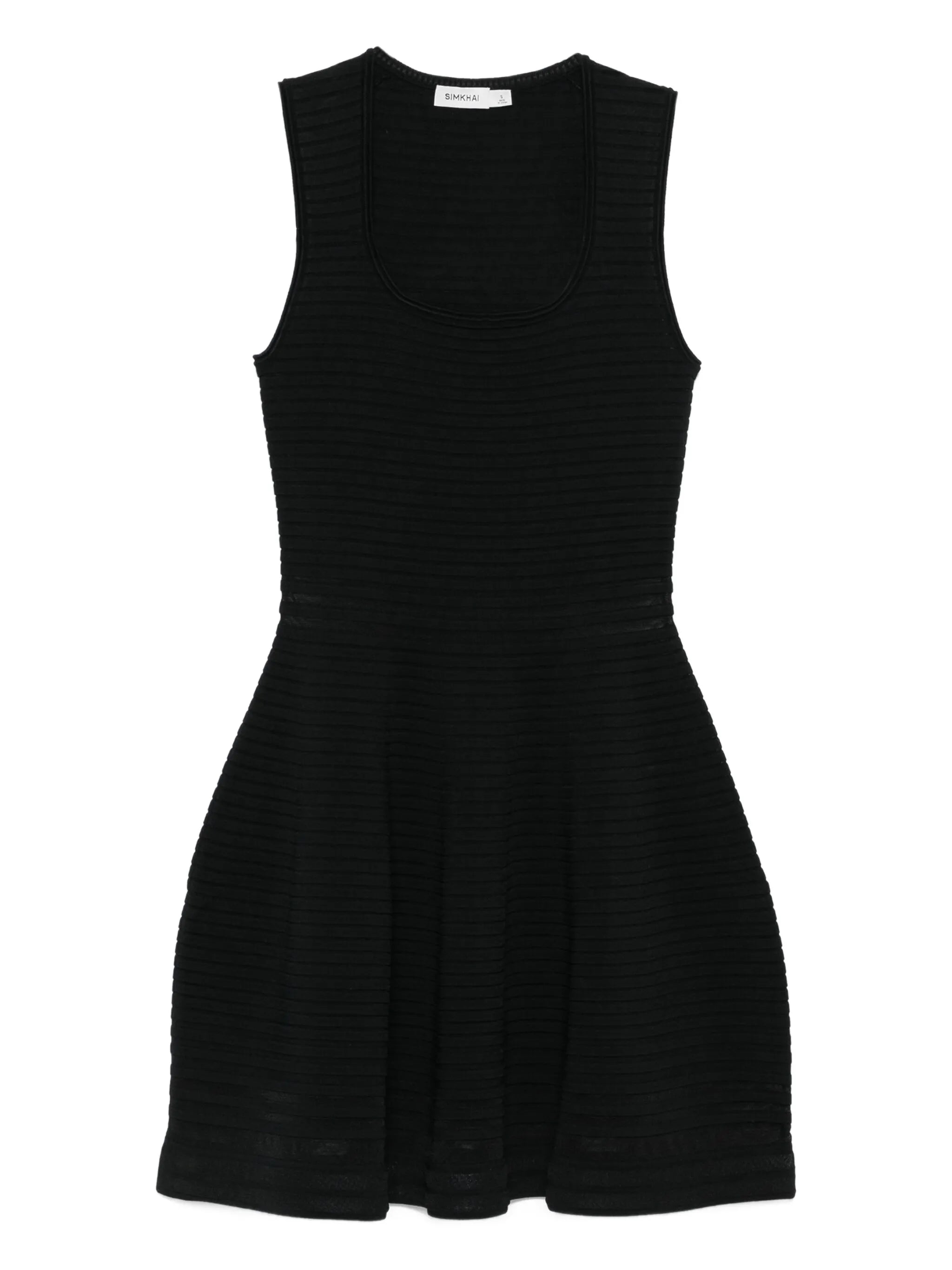 ribbed sleeveless dress