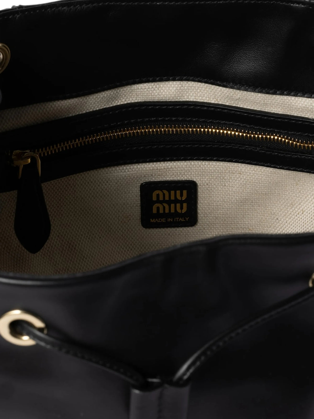 panelled buckled backpack
