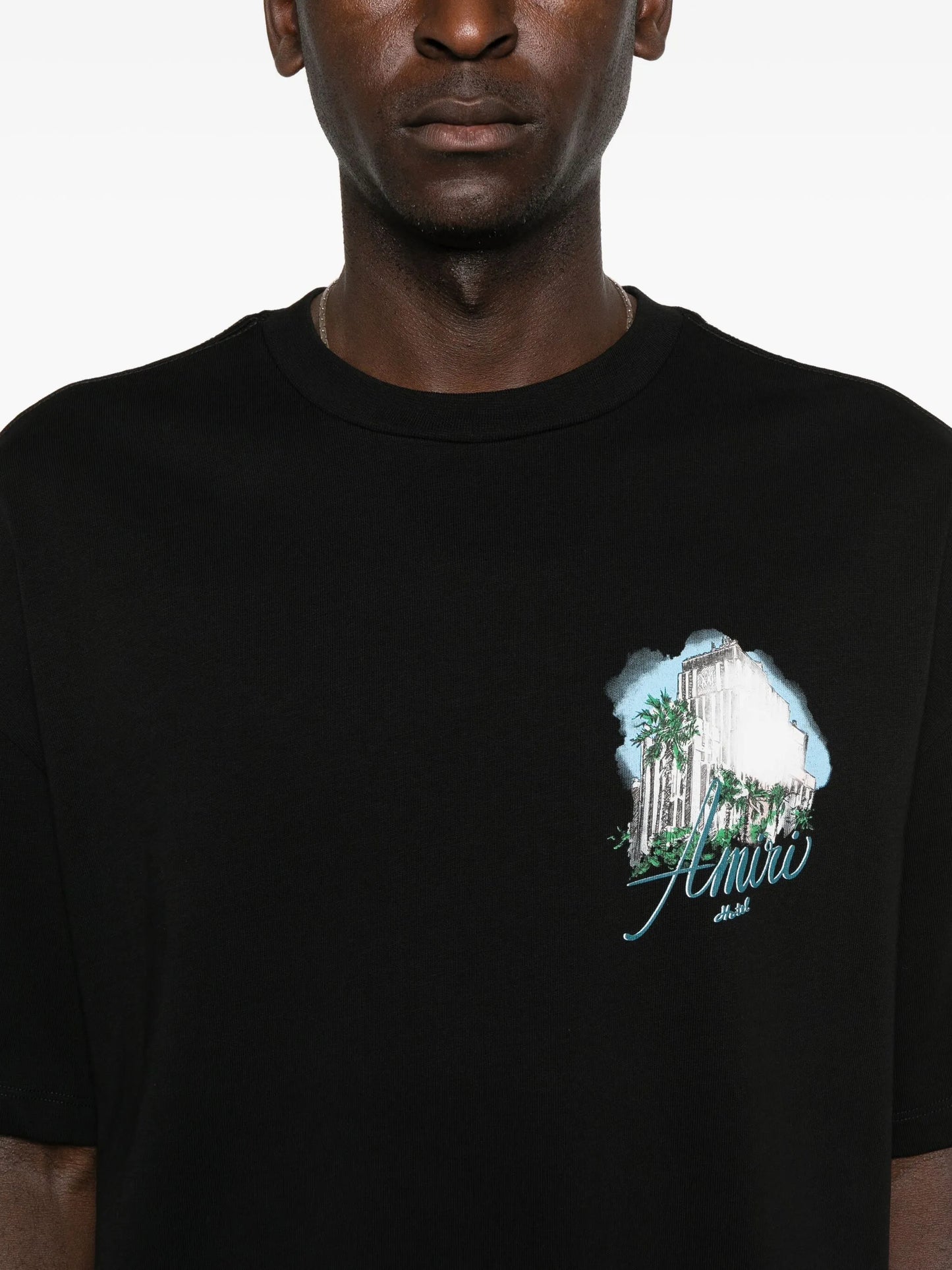 hotel-print T-shirt