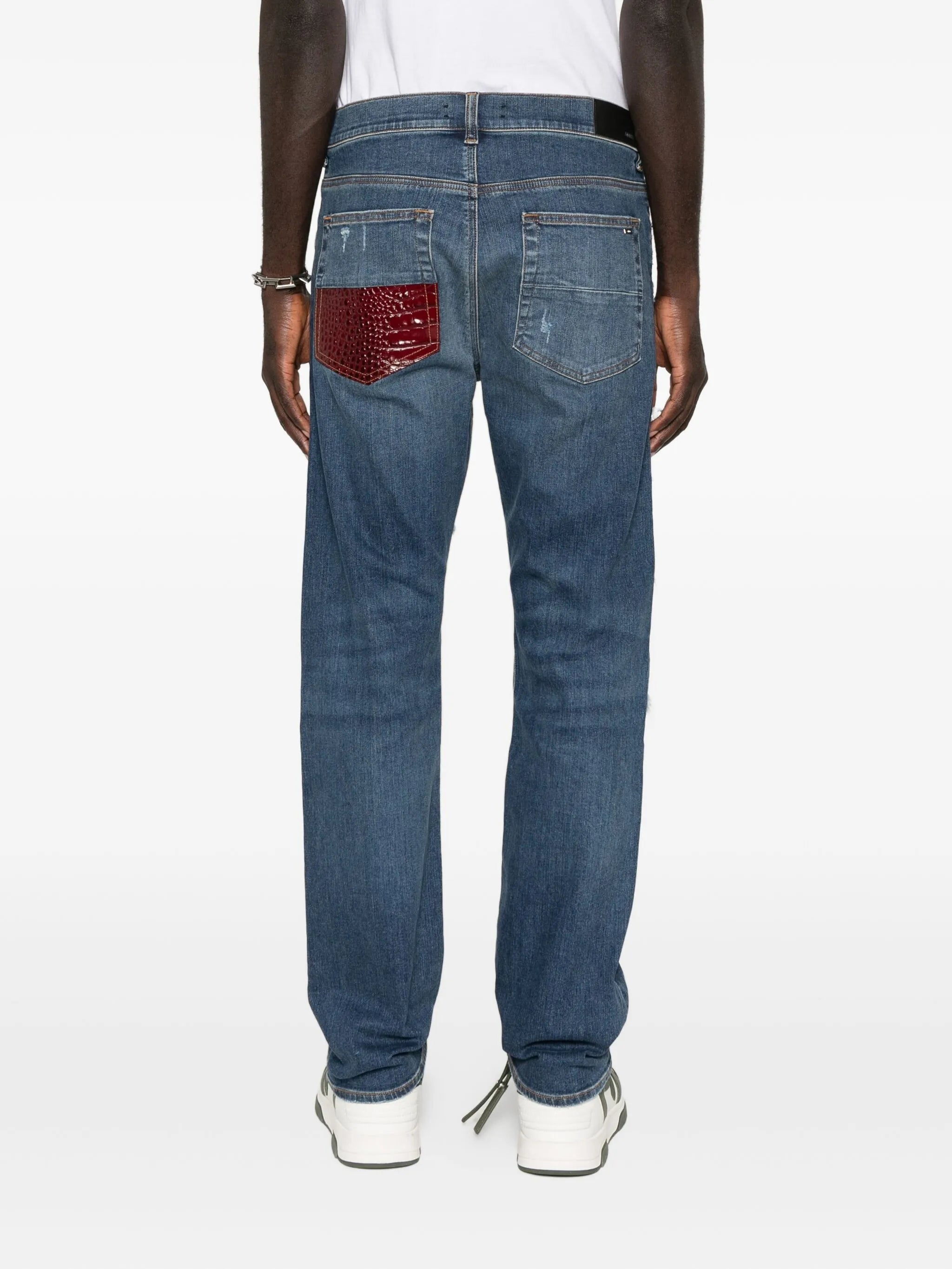 distressed jeans