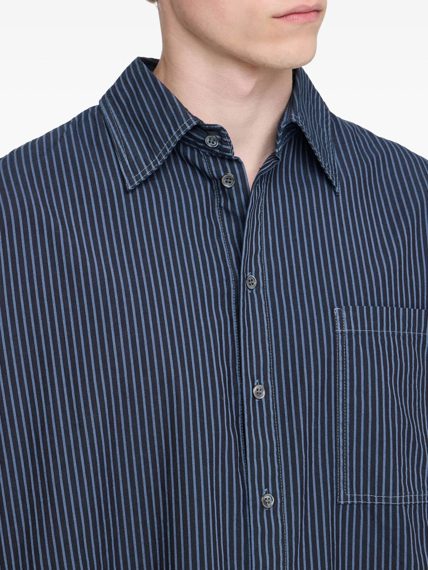 striped cotton shirt