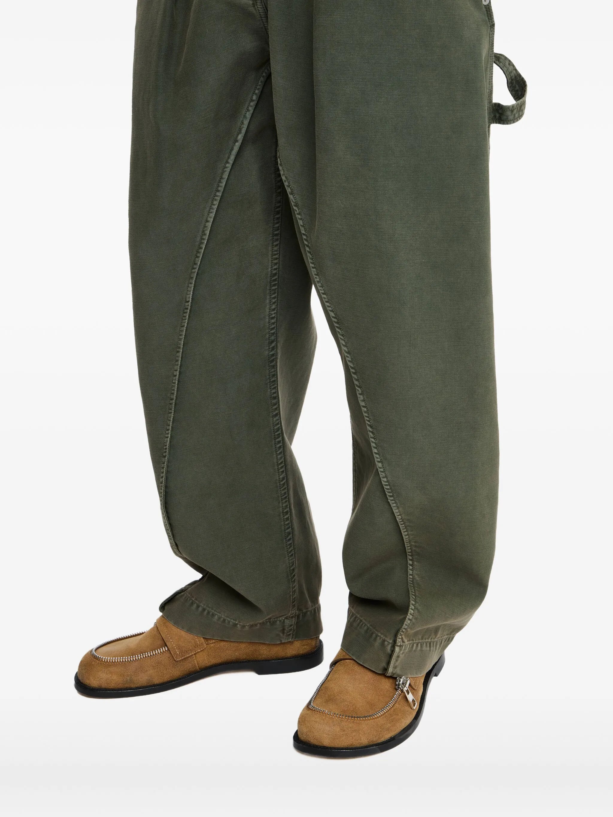 twisted seam trousers