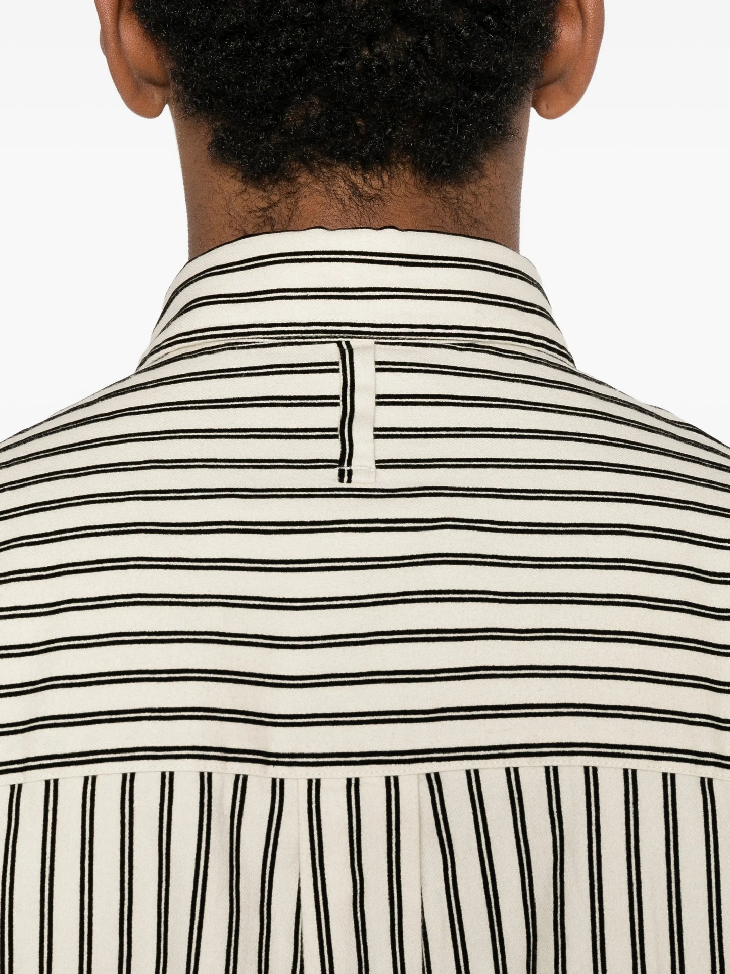 Skyler striped-pattern button-down shirt