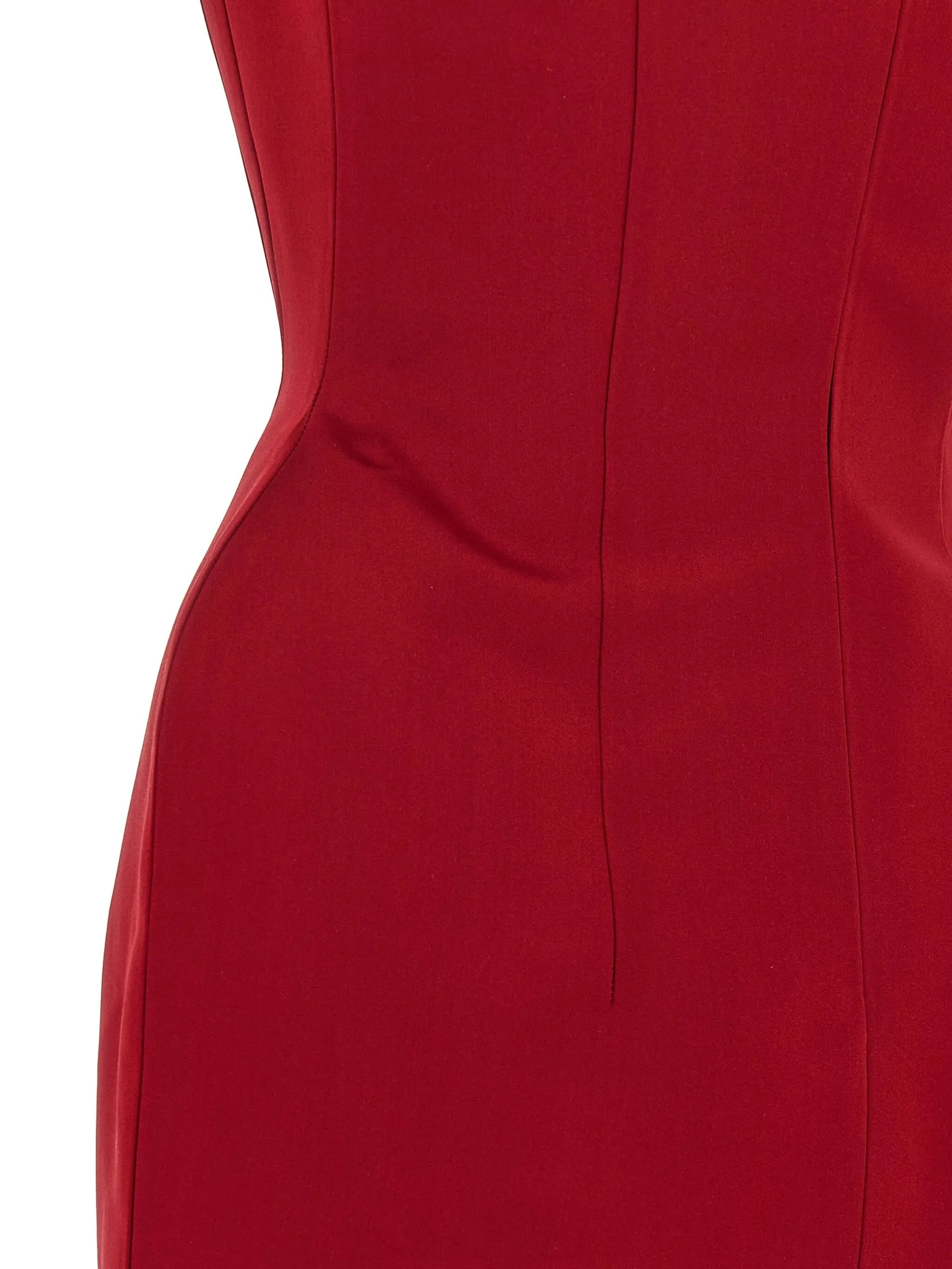 side-seam detail midi dress
