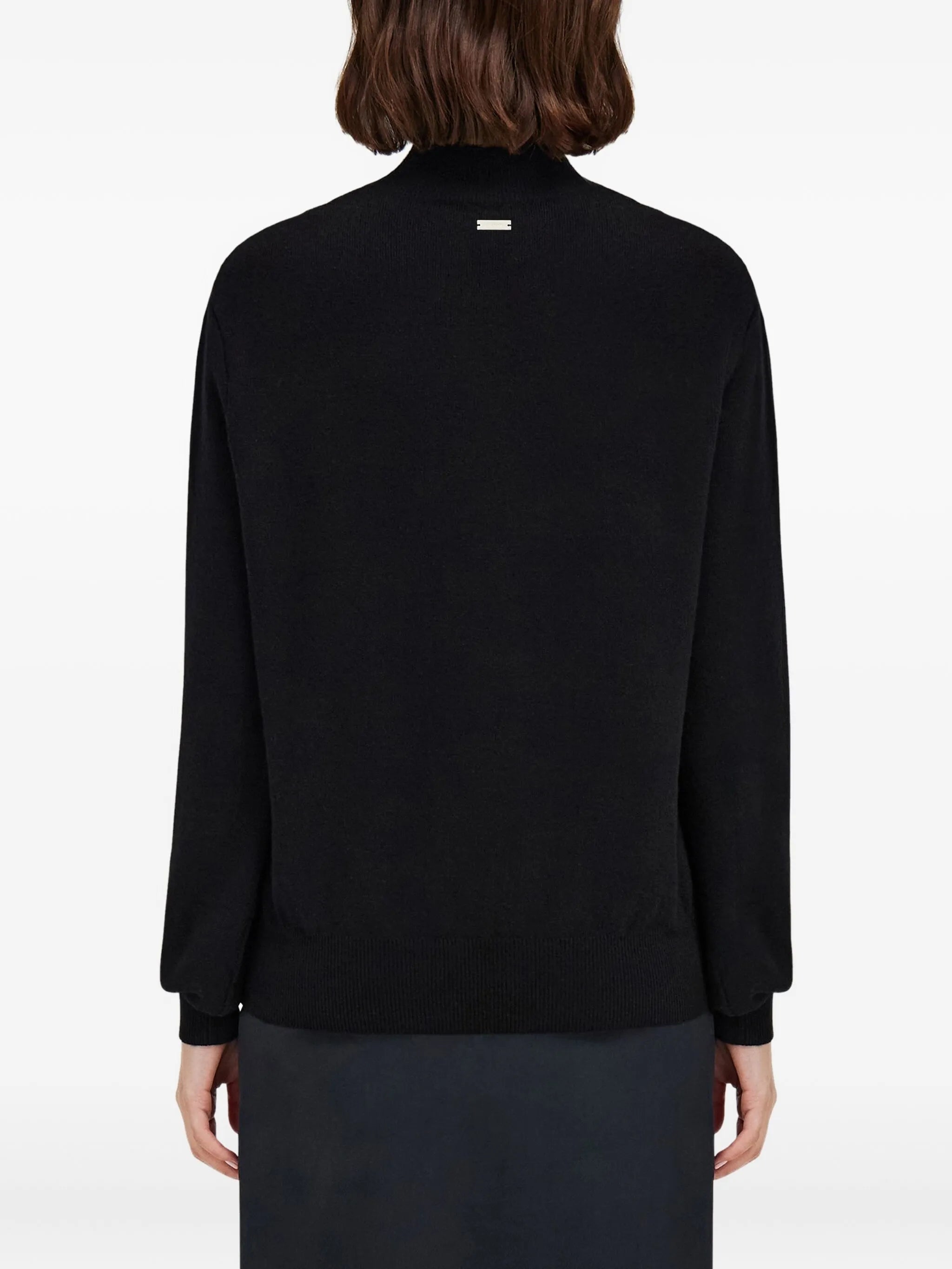pleated-tassel sweater
