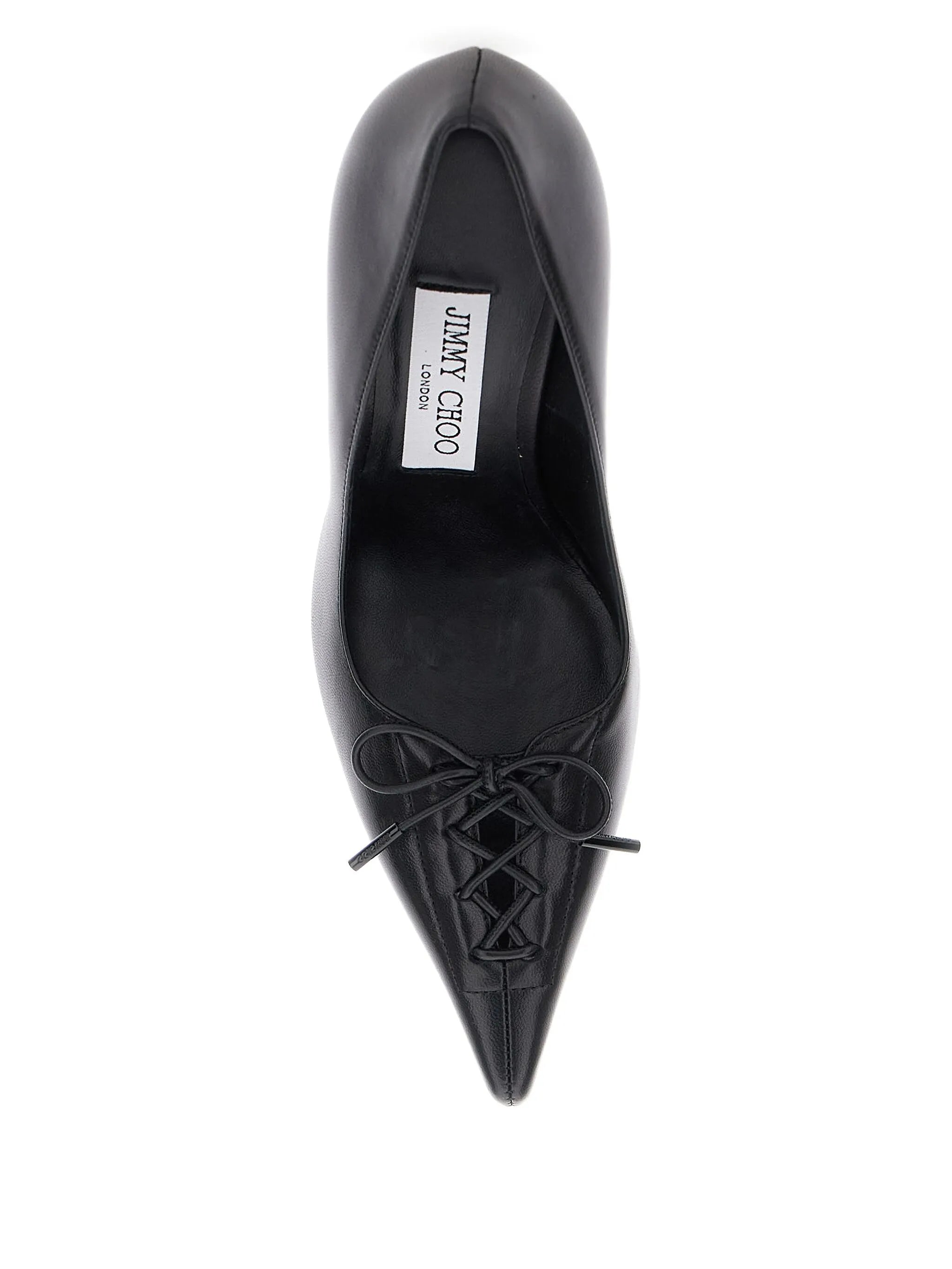 95mm Scarlet lace-up pumps