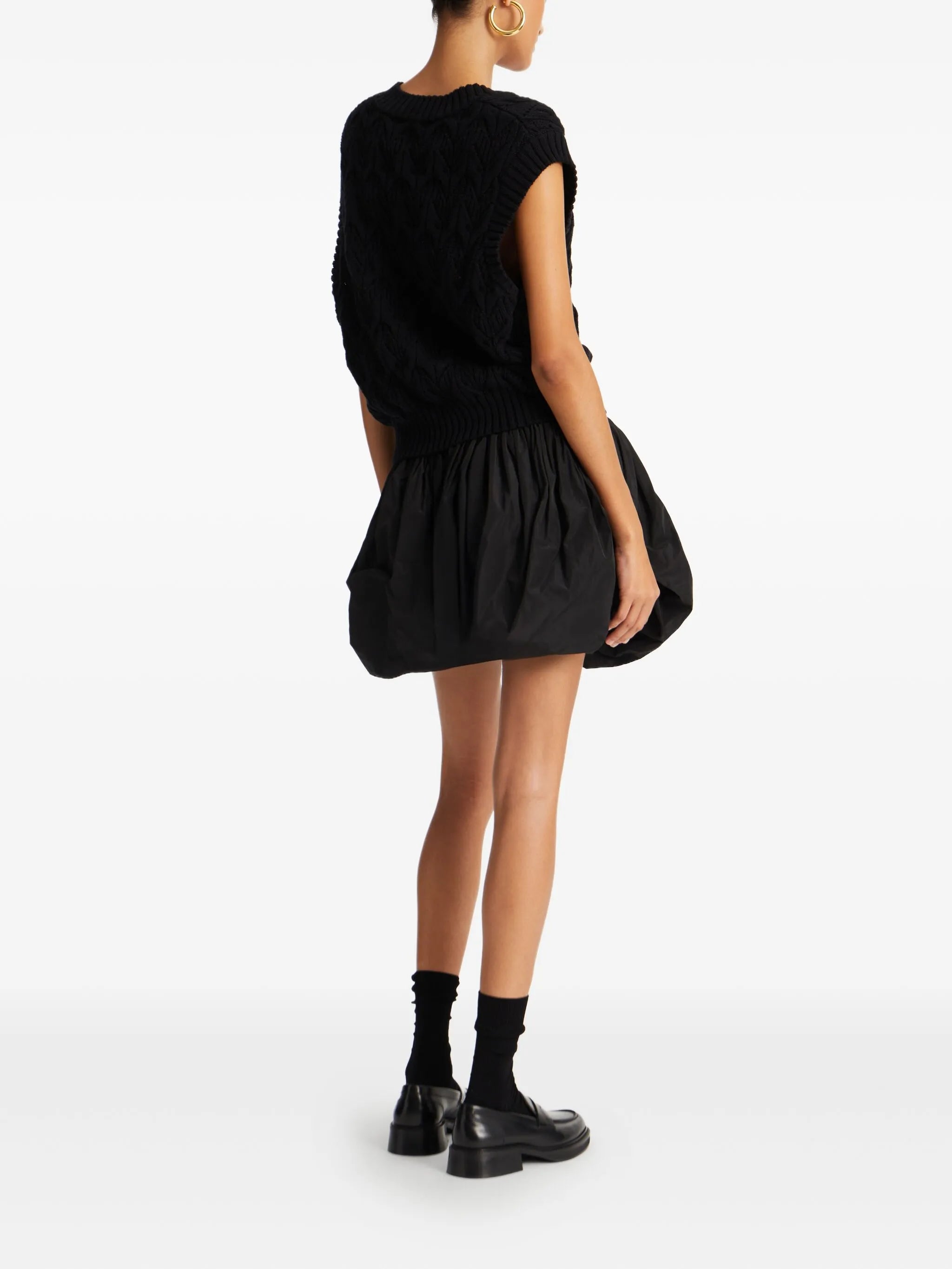 balloon mini skirt