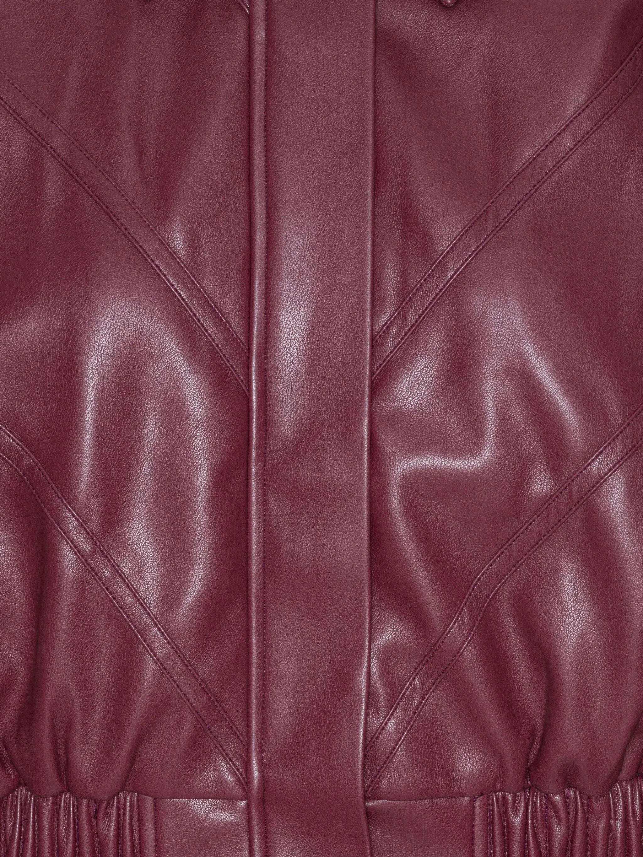 quilted panel bomber jacket