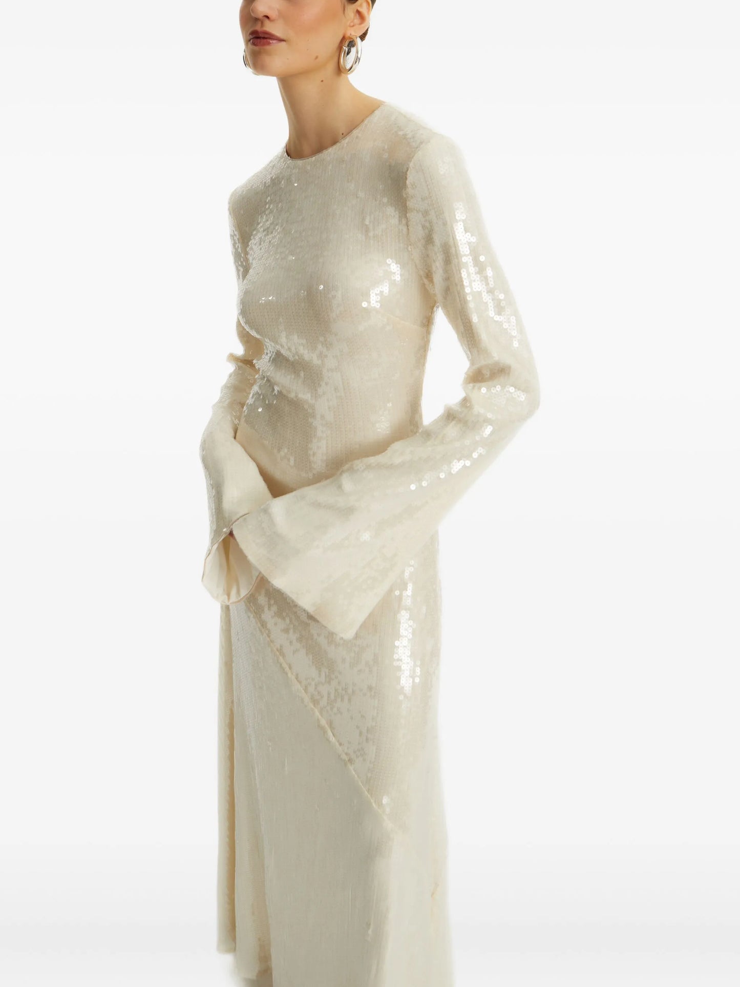 sequin-embellished maxi dress