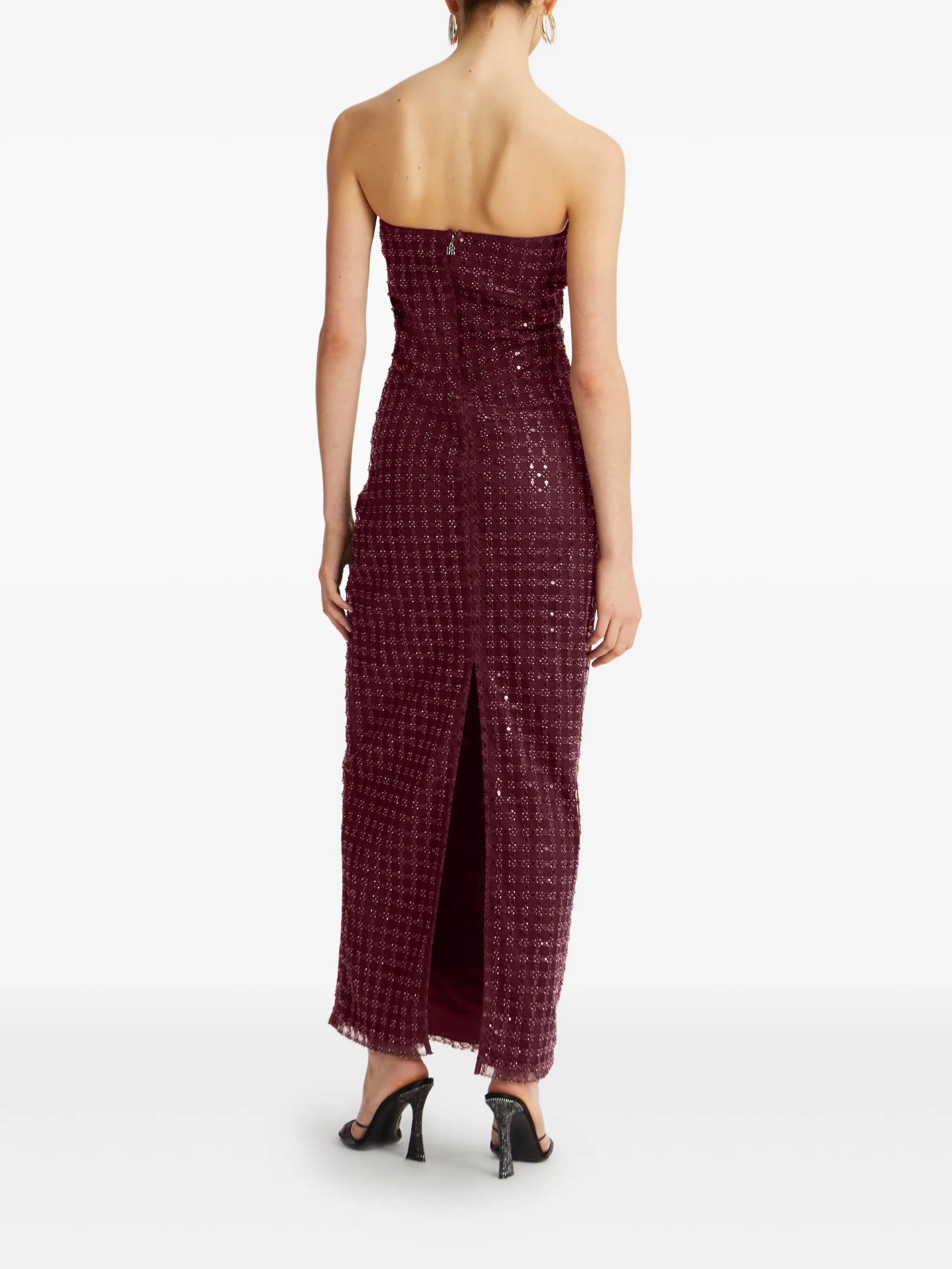 sequin-embellished maxi dress