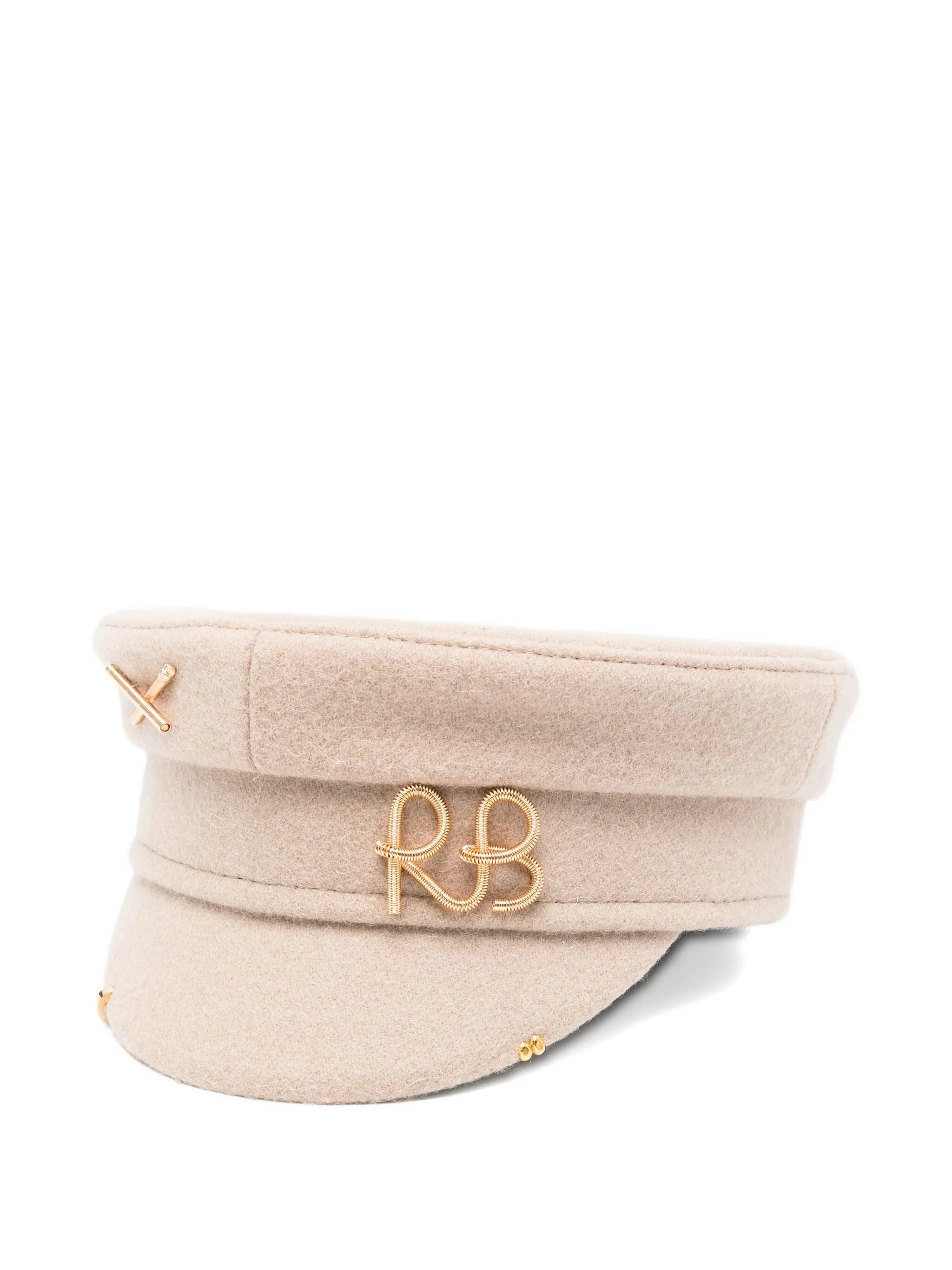 gold-logo cross-detail hat
