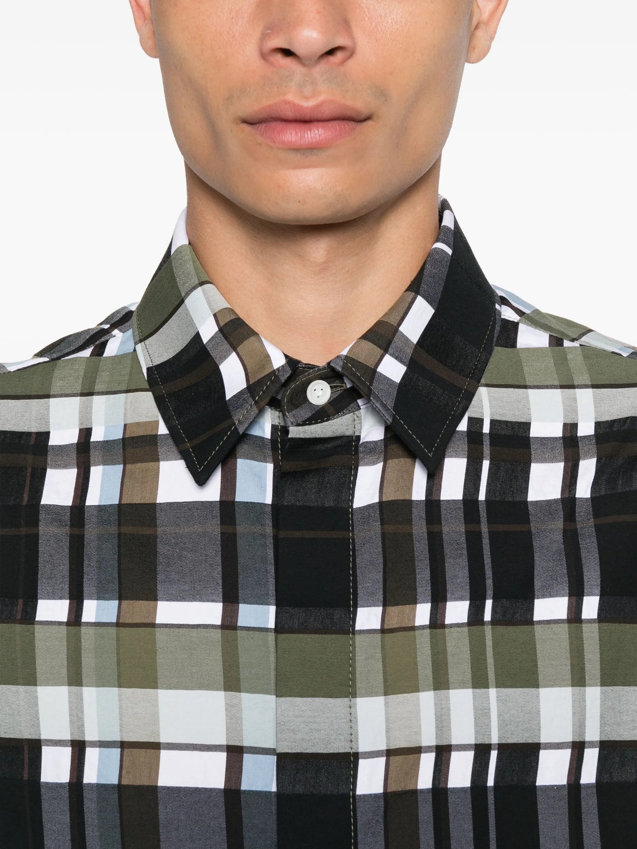 checked cotton shirt