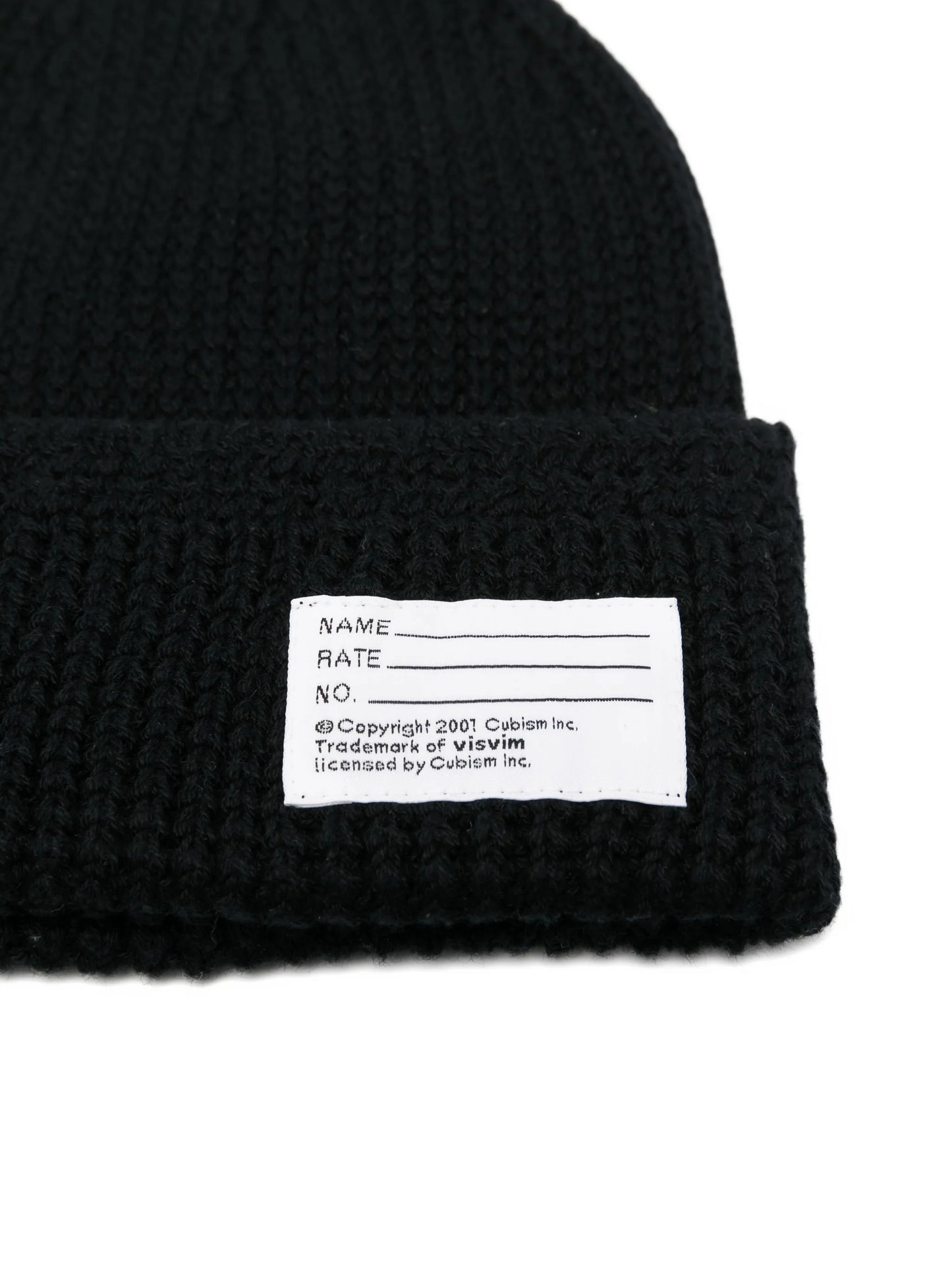 label-detail beanie