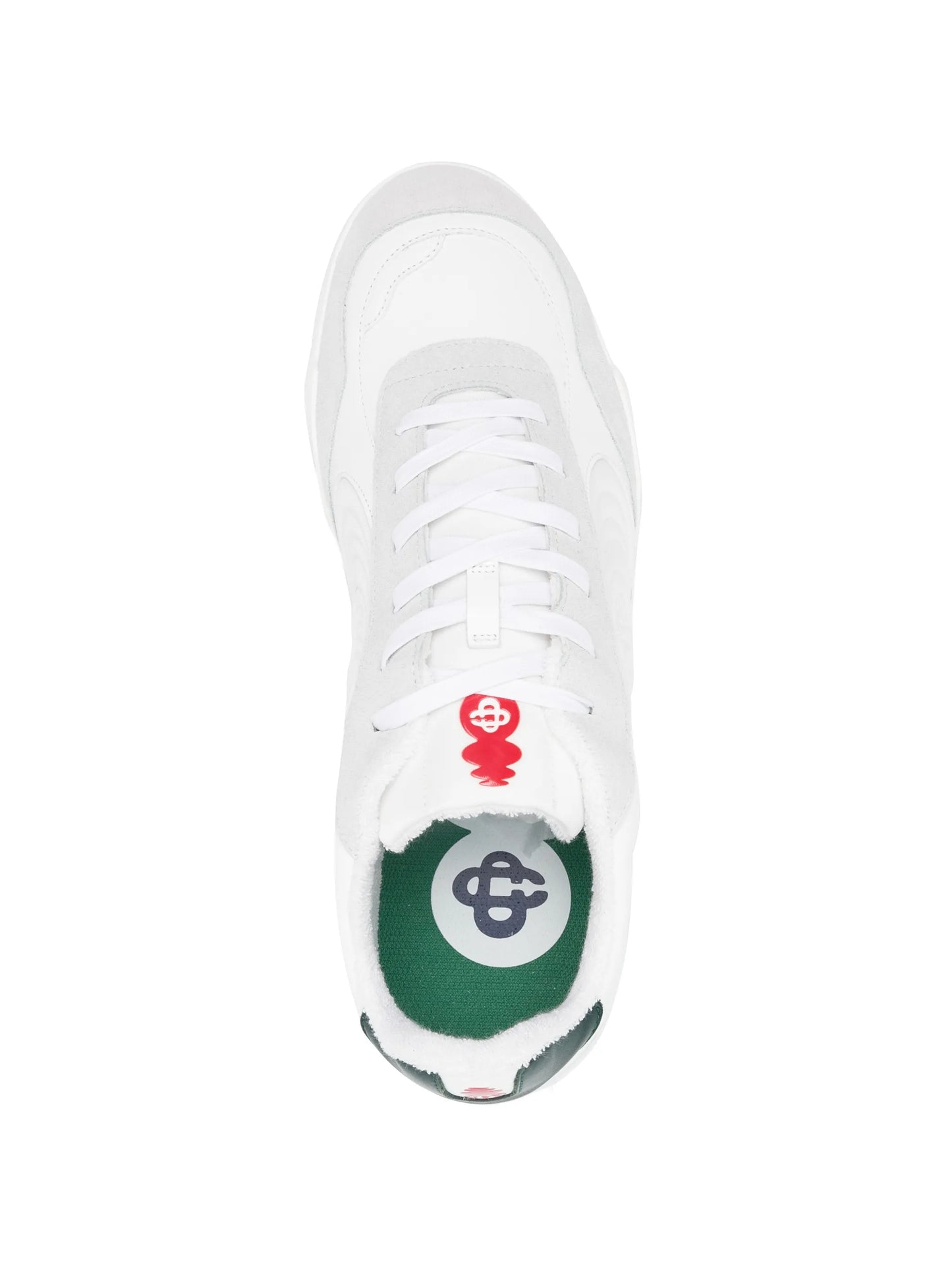 logo-detail lace-up sneakers