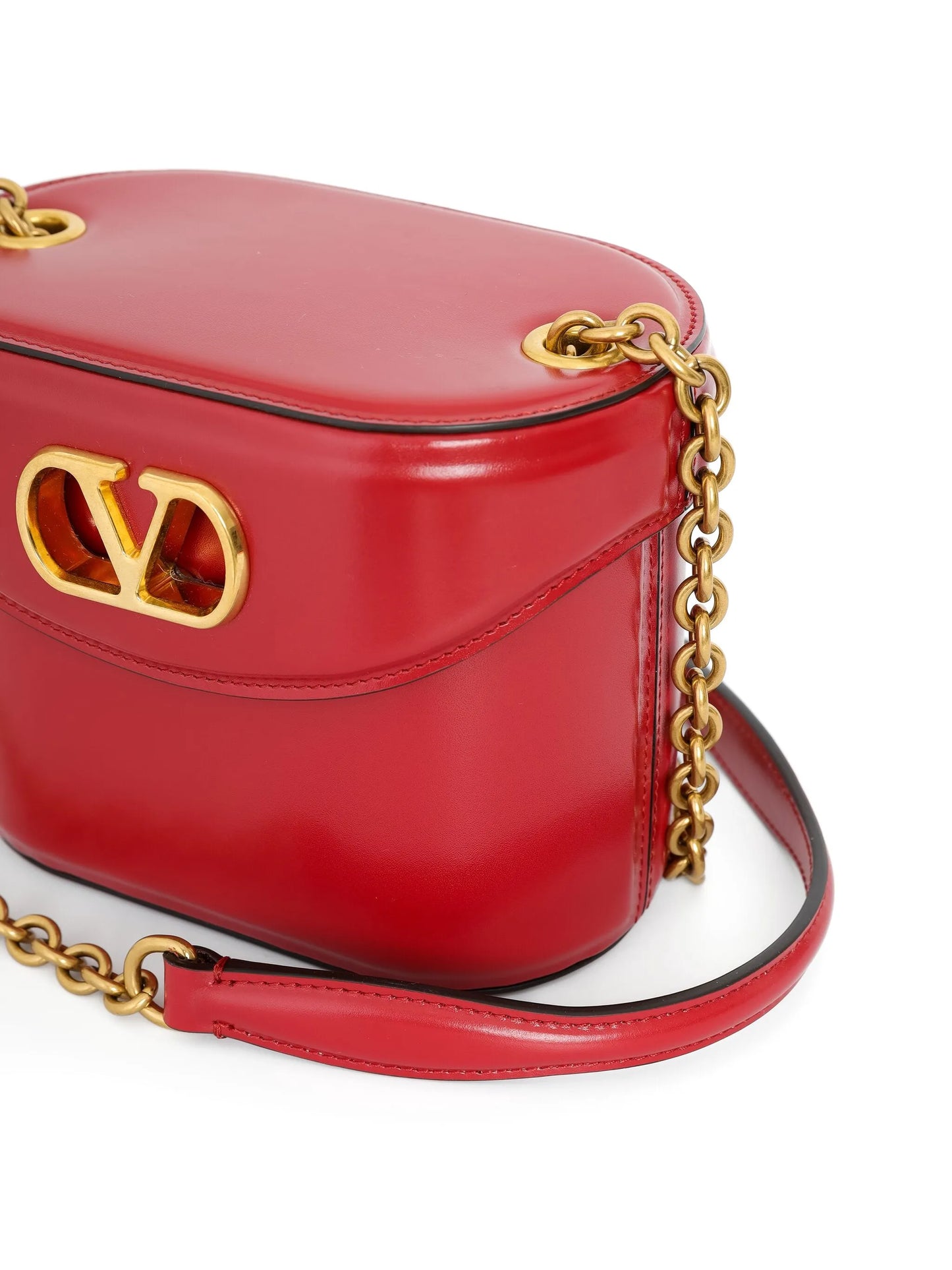 V-logo chain mini bag