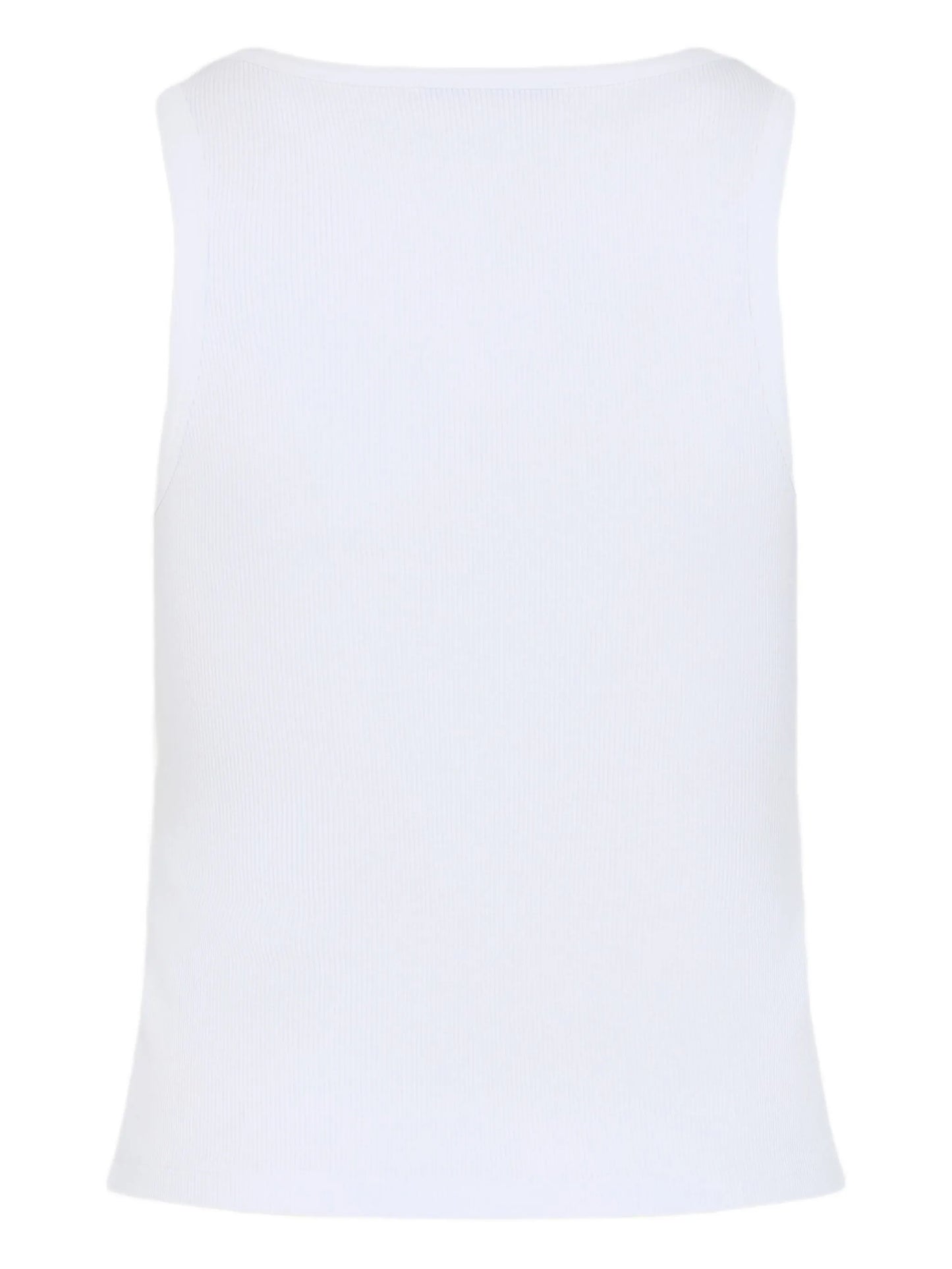 ribbed logo top