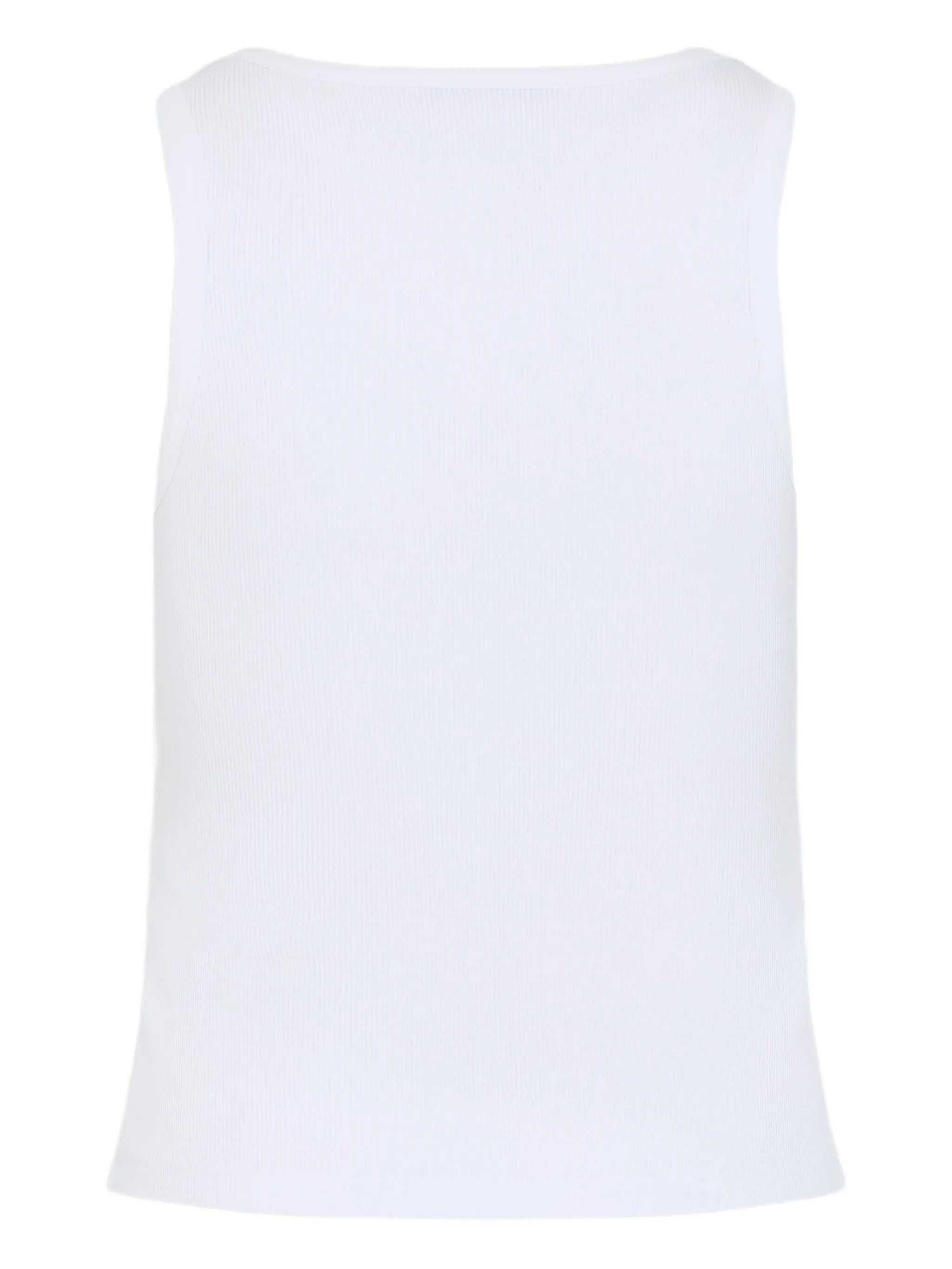 ribbed logo top