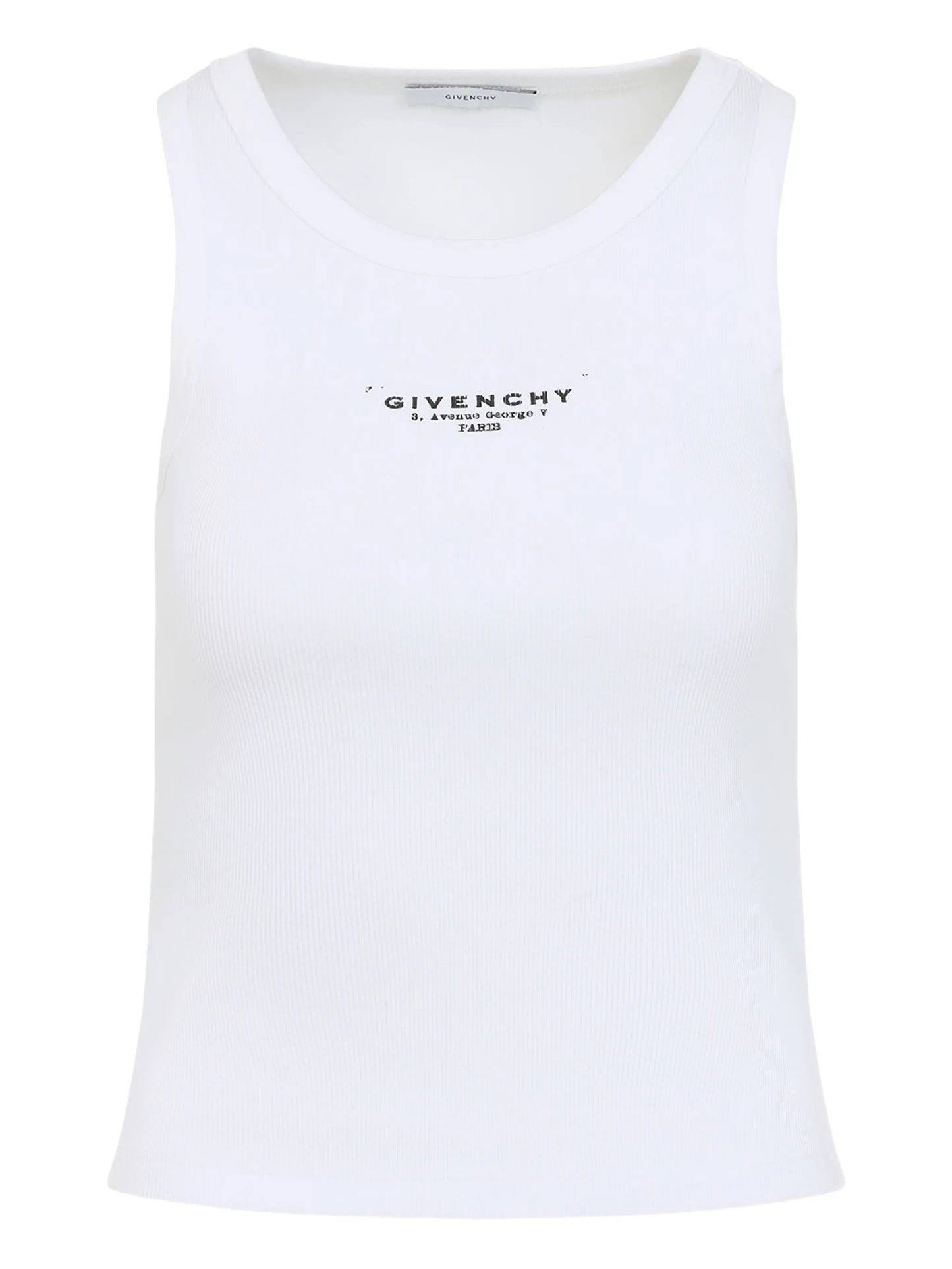 ribbed logo top