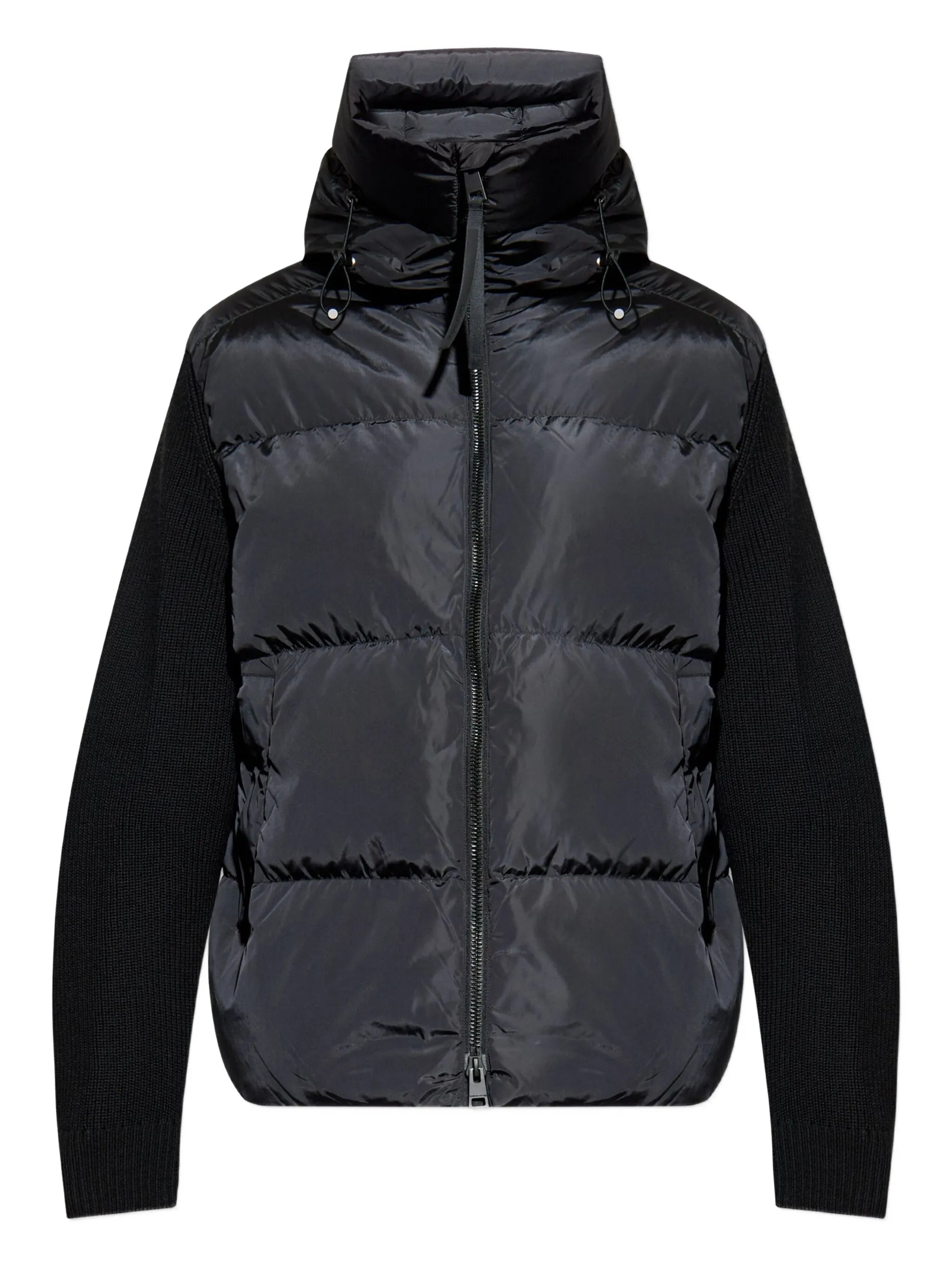 quilted hooded padded jacket