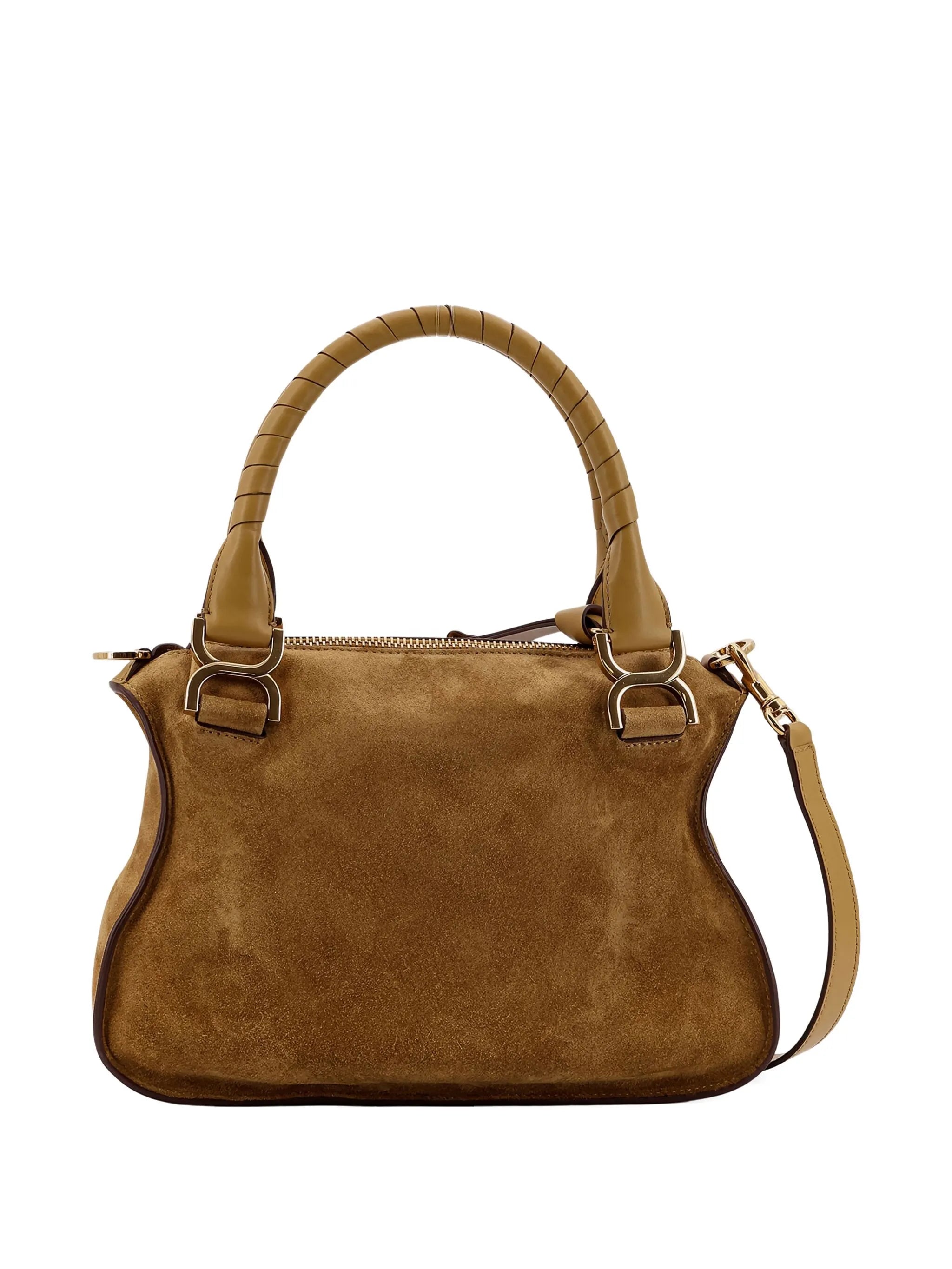 small Marcie suede bag