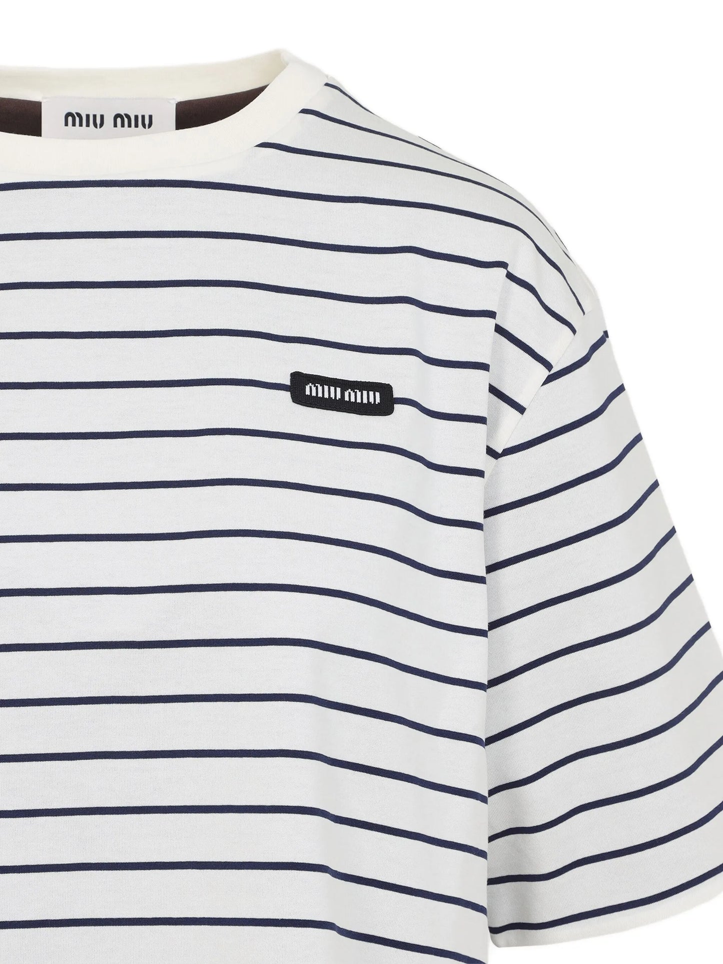 striped logo T-shirt