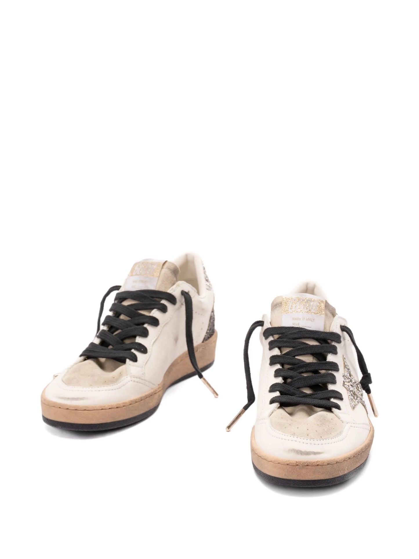 Ball Star glitter-star sneakers