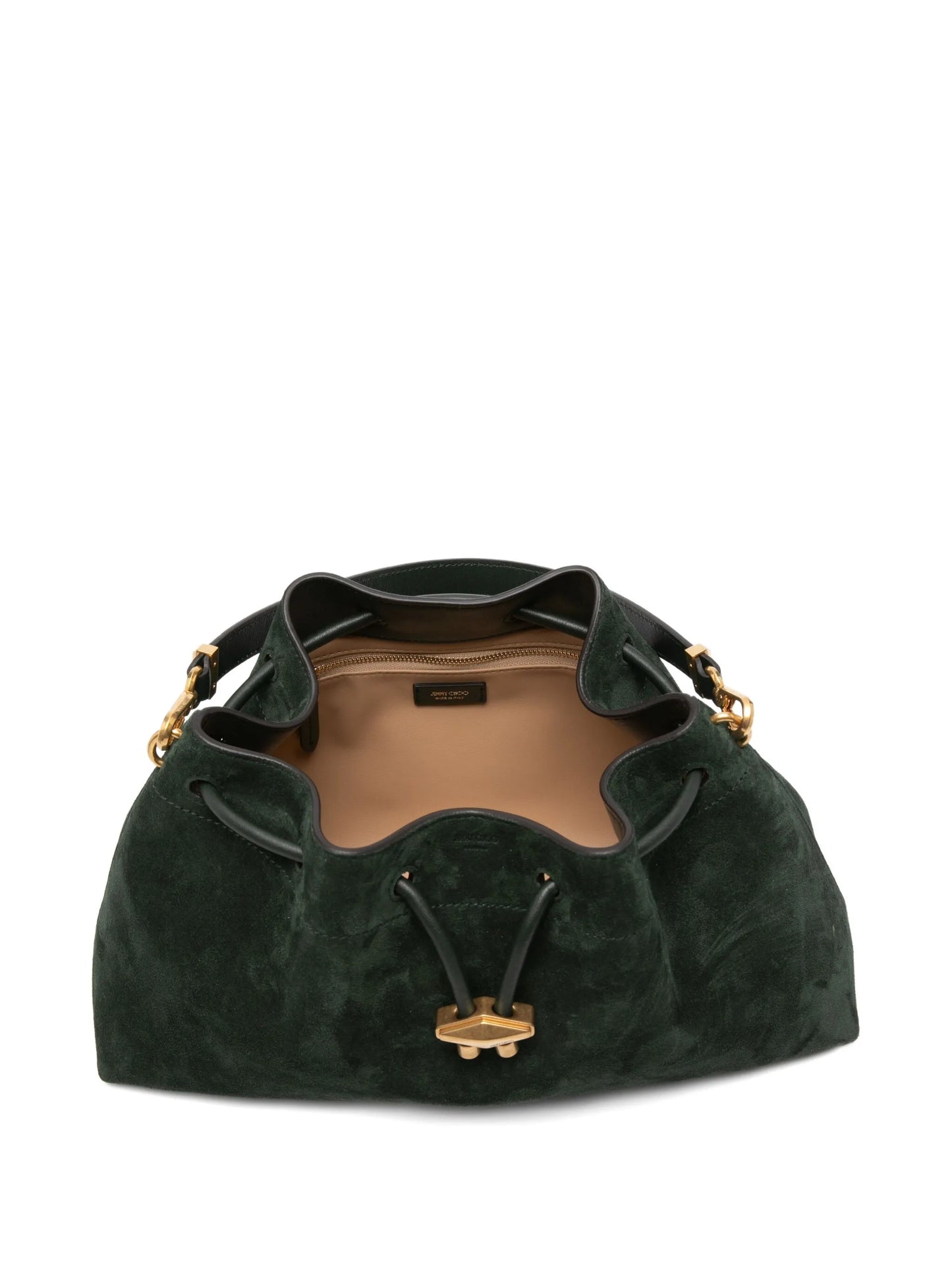 Bon Bon suede bucket bag